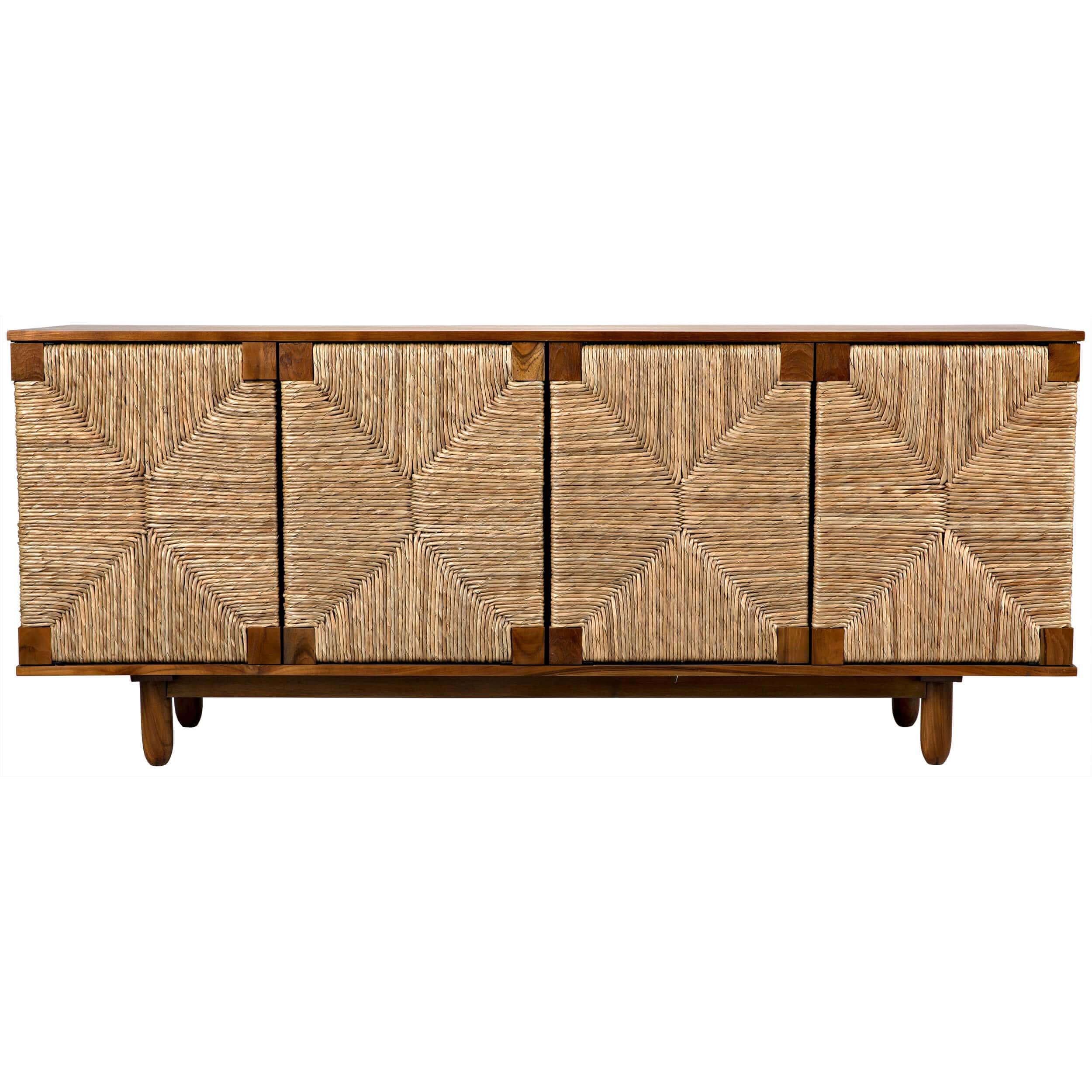 Brook 4 Door Sideboard, Teak - Image 3