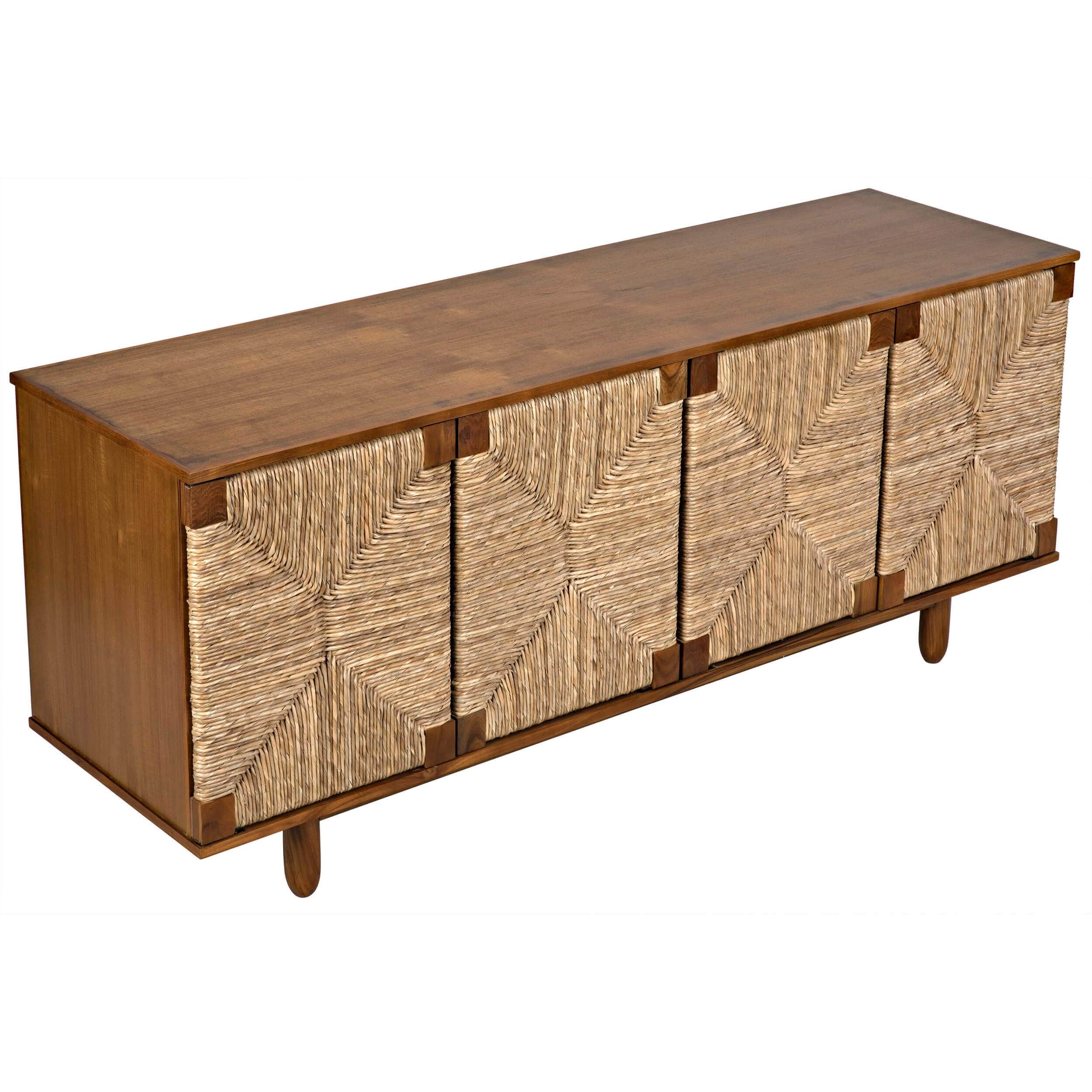 Brook 4 Door Sideboard, Teak - Image 5