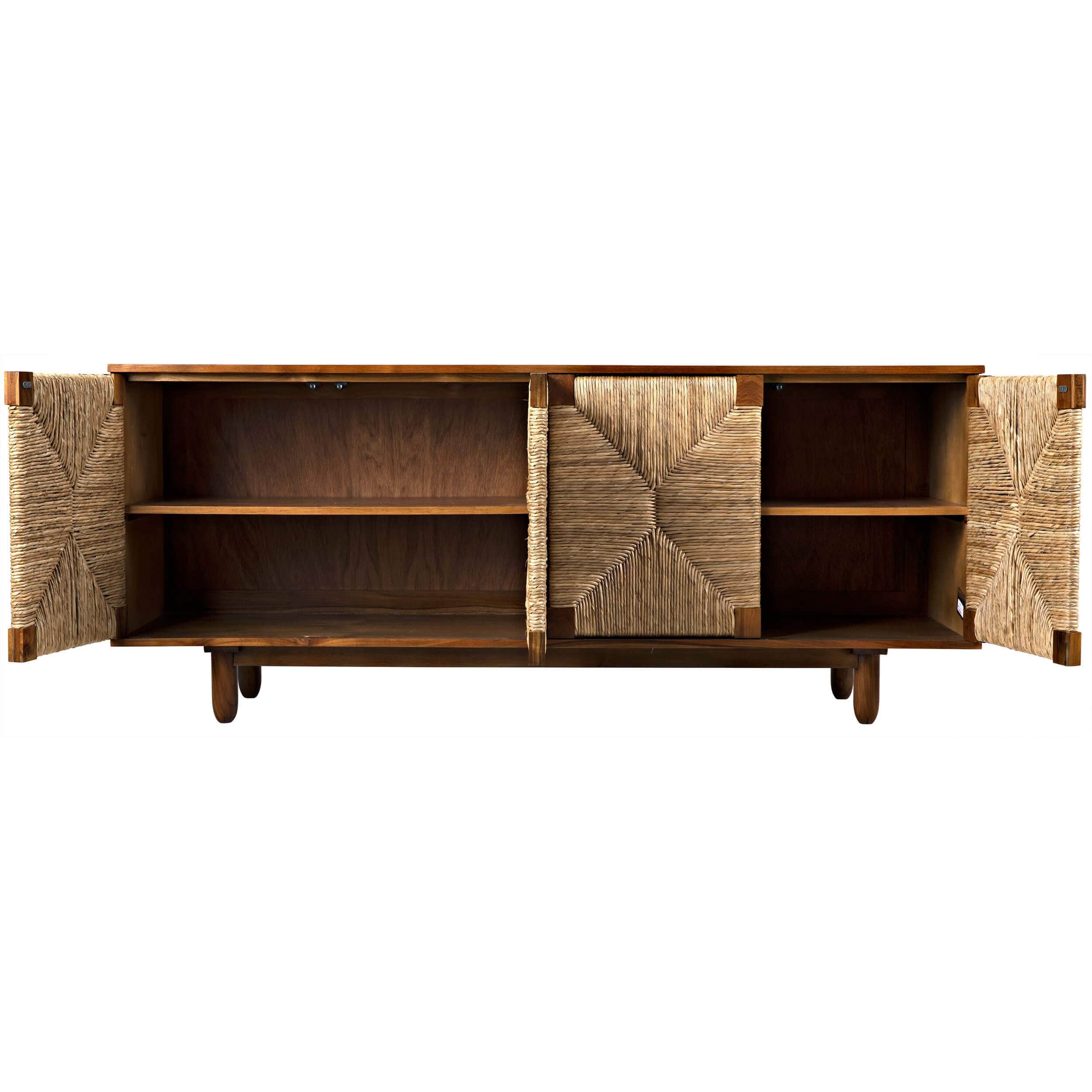 Brook 4 Door Sideboard, Teak - Image 7