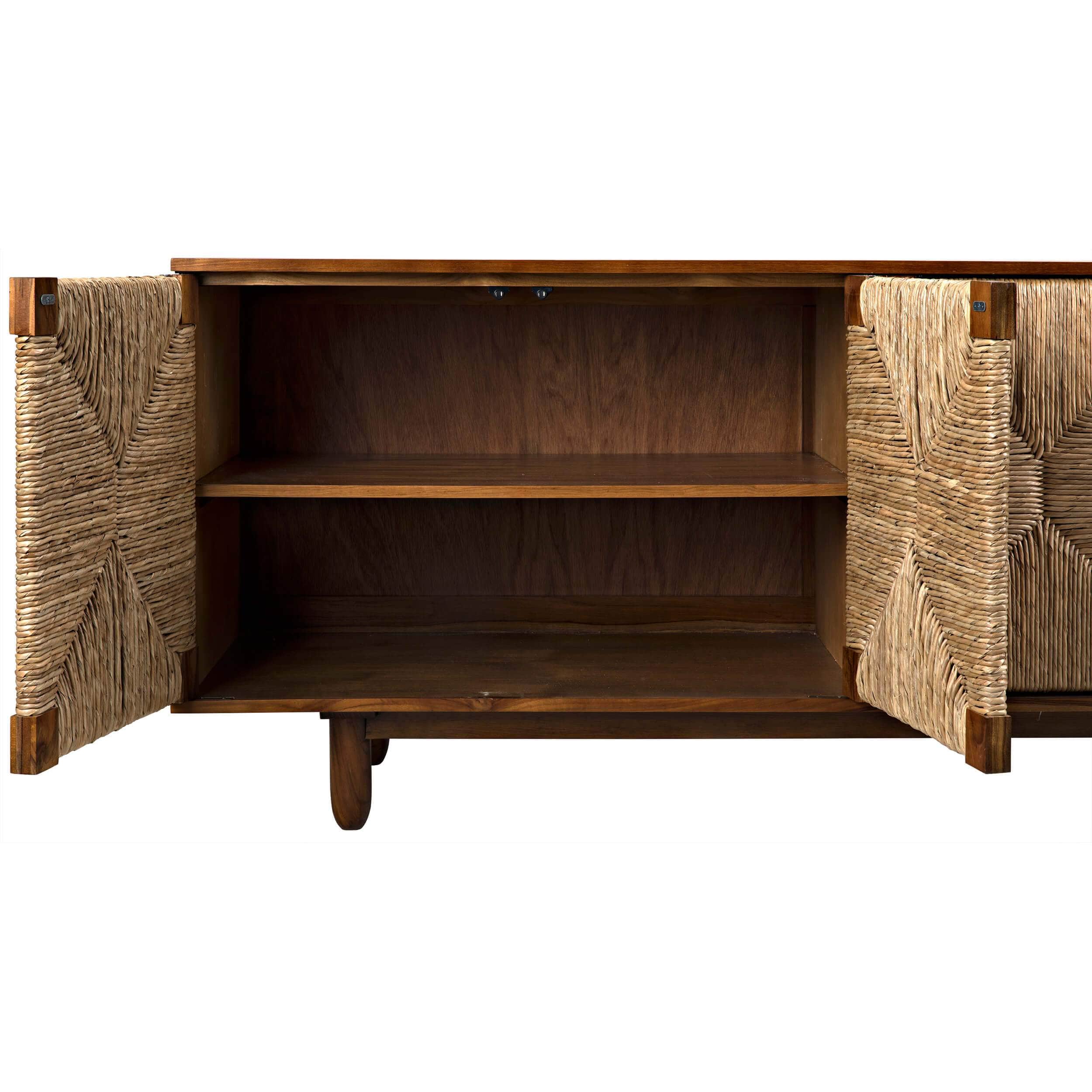 Brook 4 Door Sideboard, Teak - Image 9