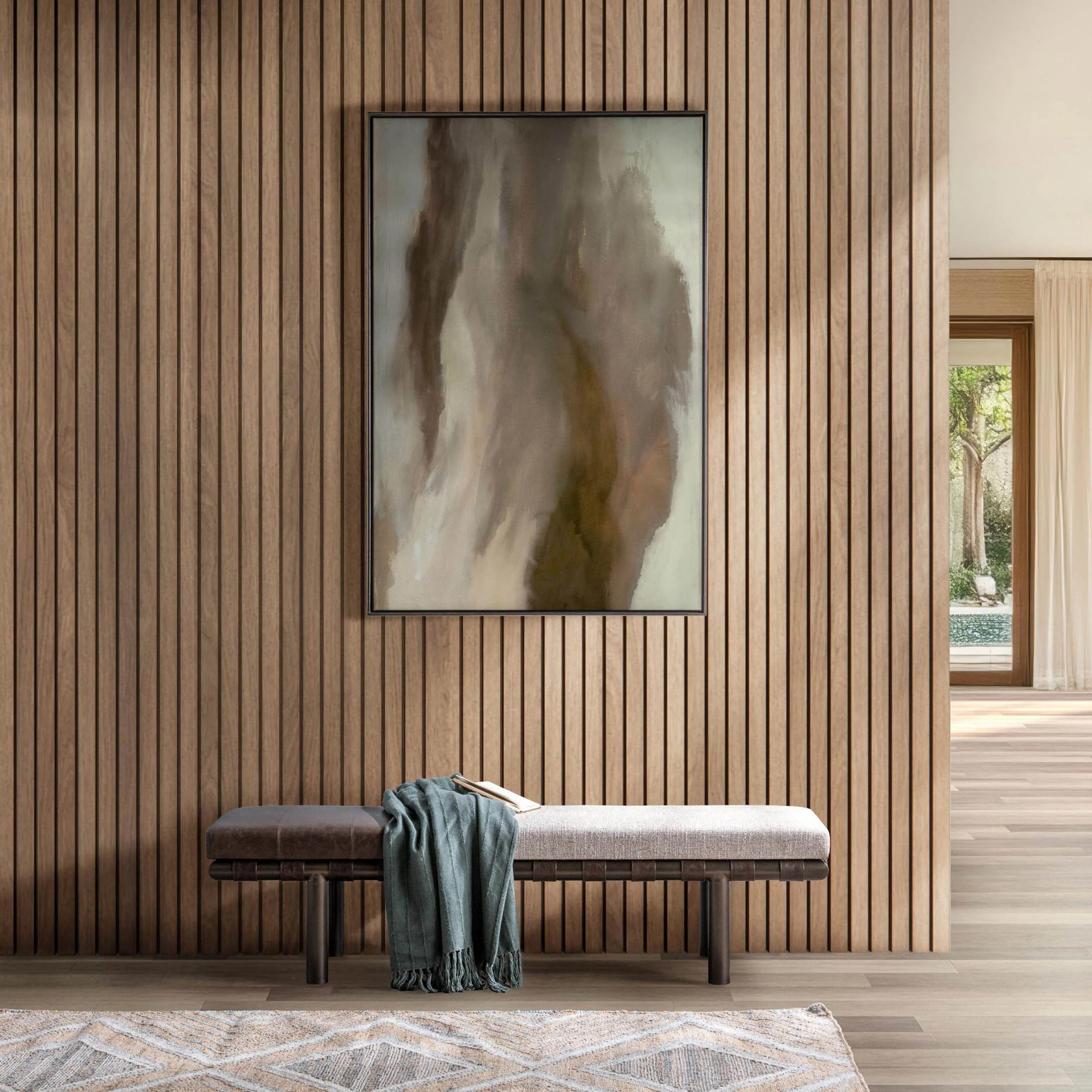 Brooklyn Accent Bench, Coco Latte - Image 5