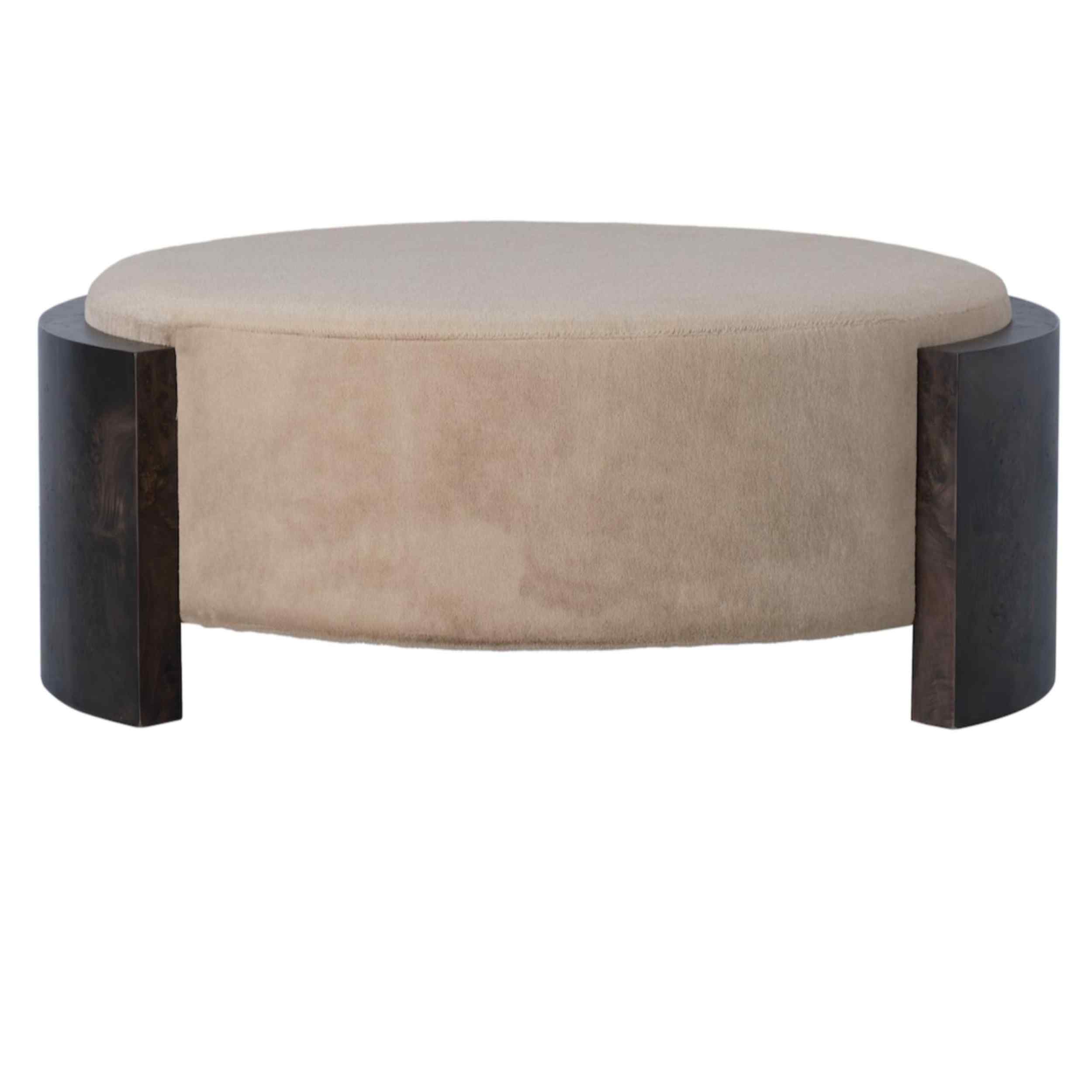 Brooklyn Ottoman, Golden Latte - Image 2