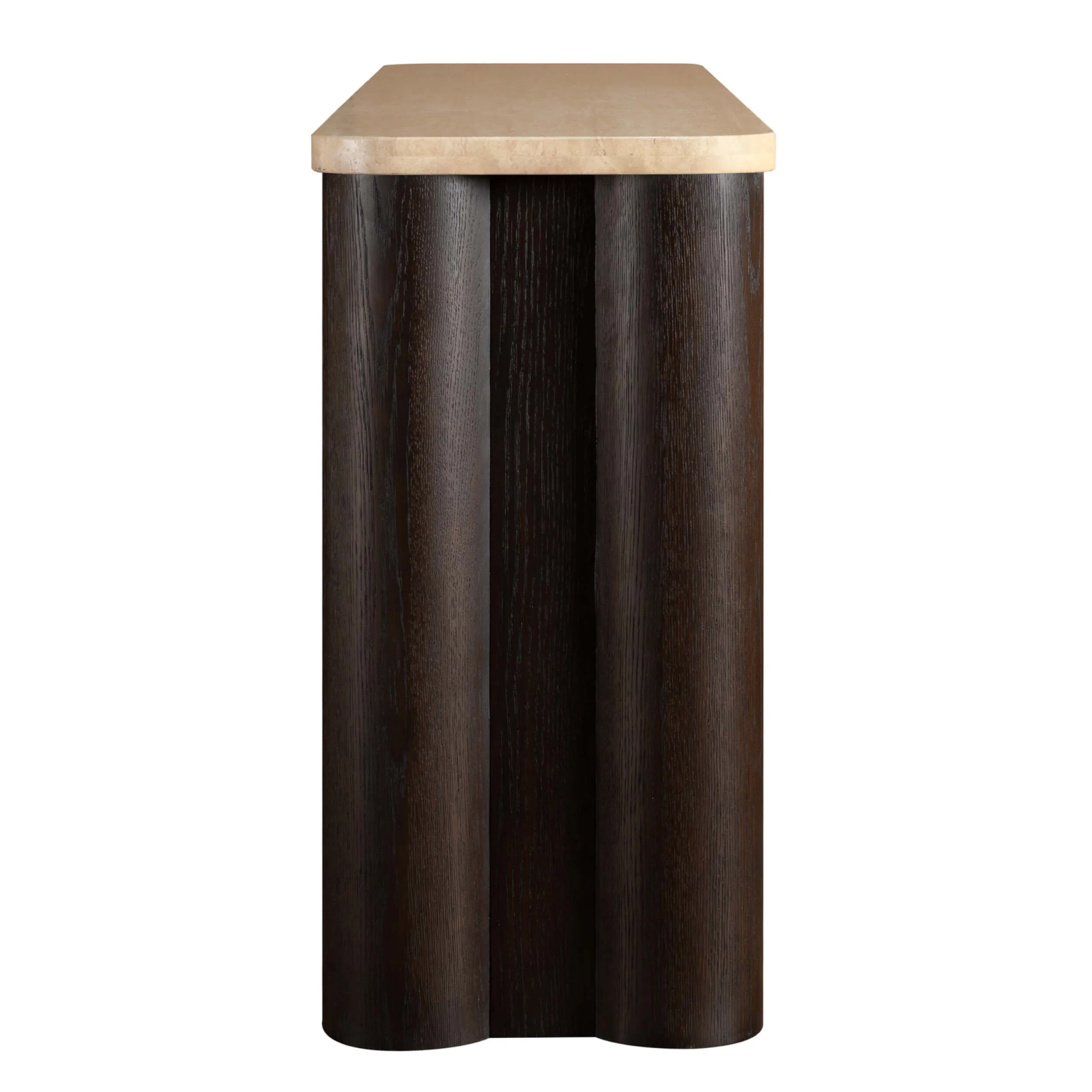 Brooks Console Table, Warm Travertine - Image 3