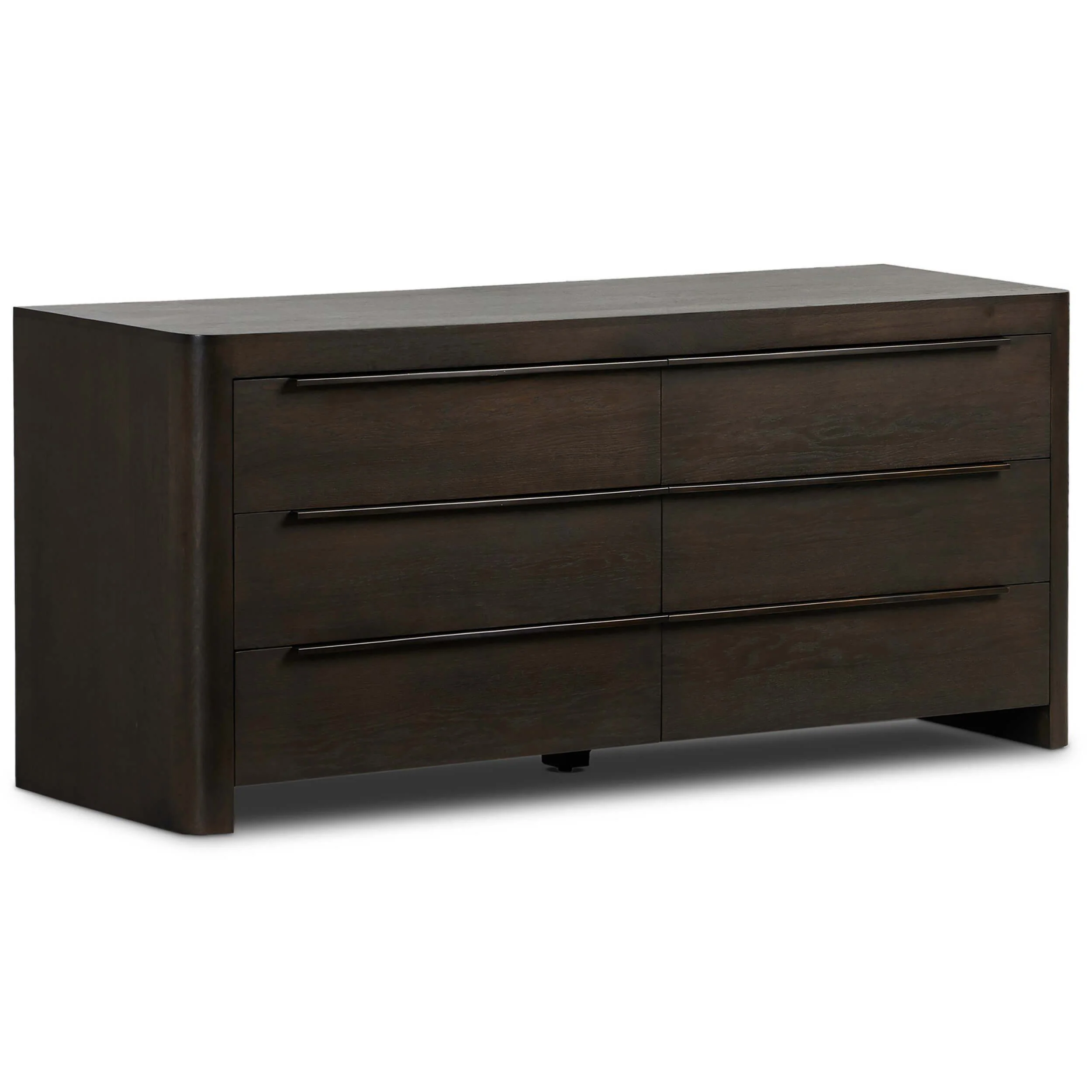 Bruce 6 Drawer Dresser, Espresso by Four Hands