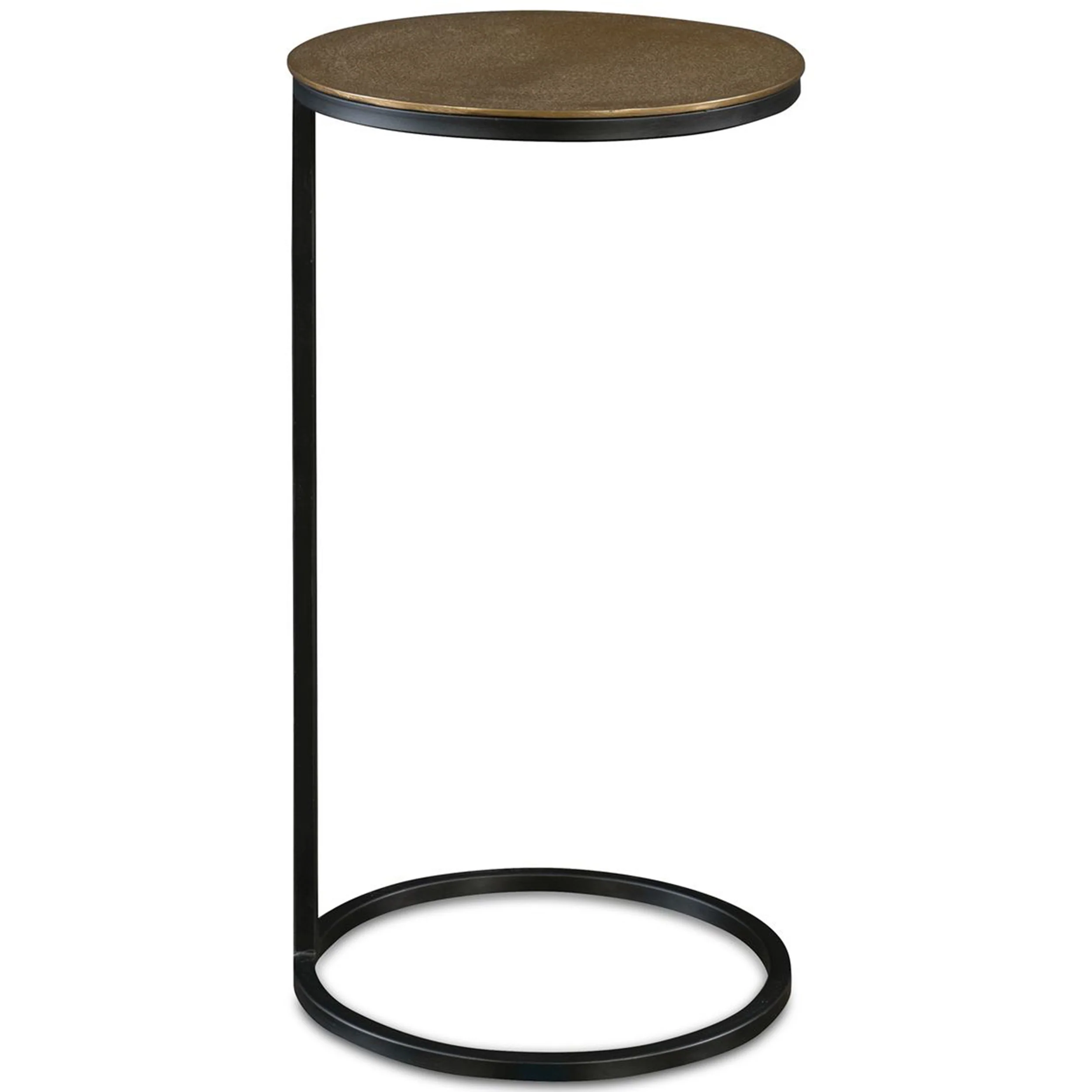 Brunei Accent Table, Gold - Image 2
