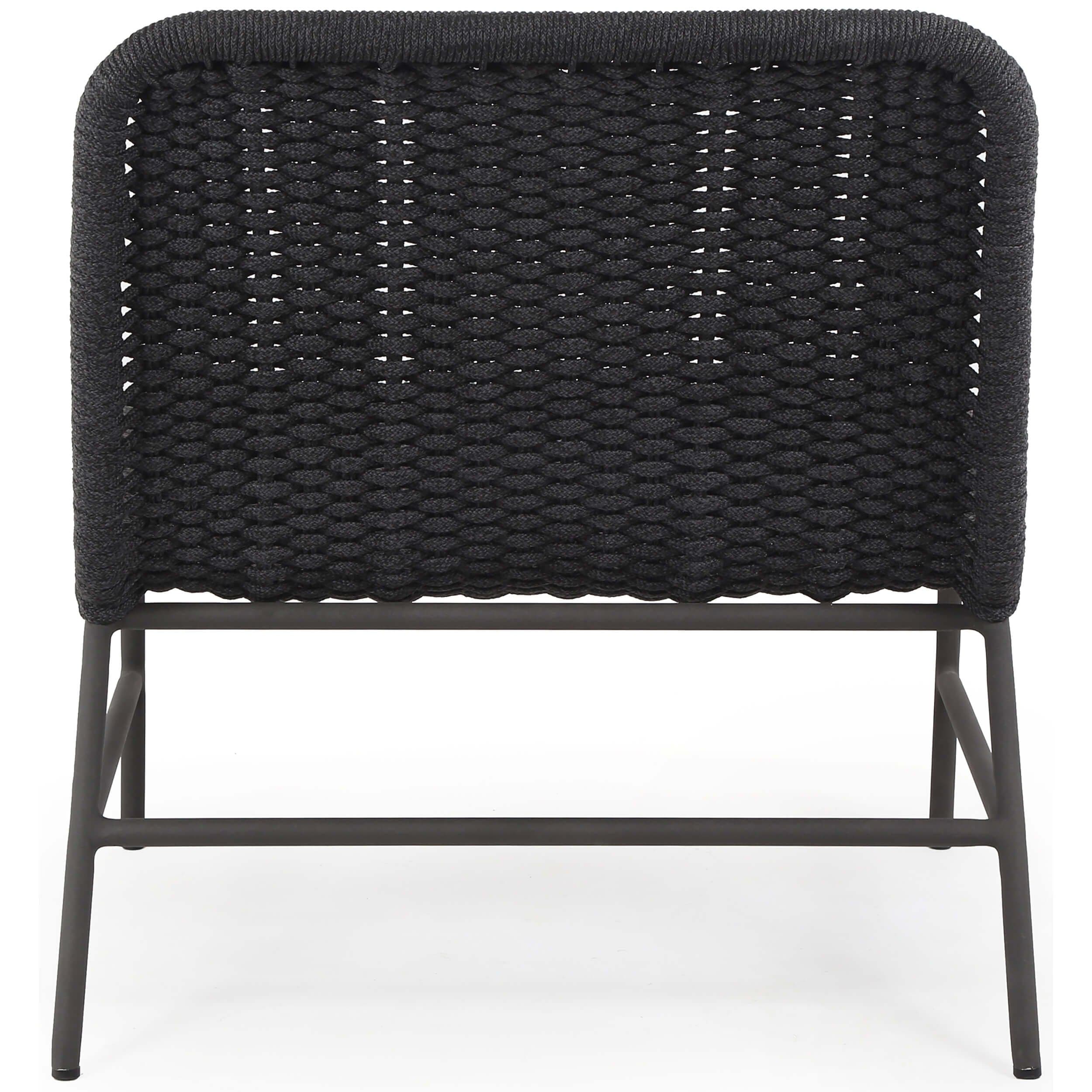 Bruno Outdoor Chair, Dark Grey by Four Hands - Image 4