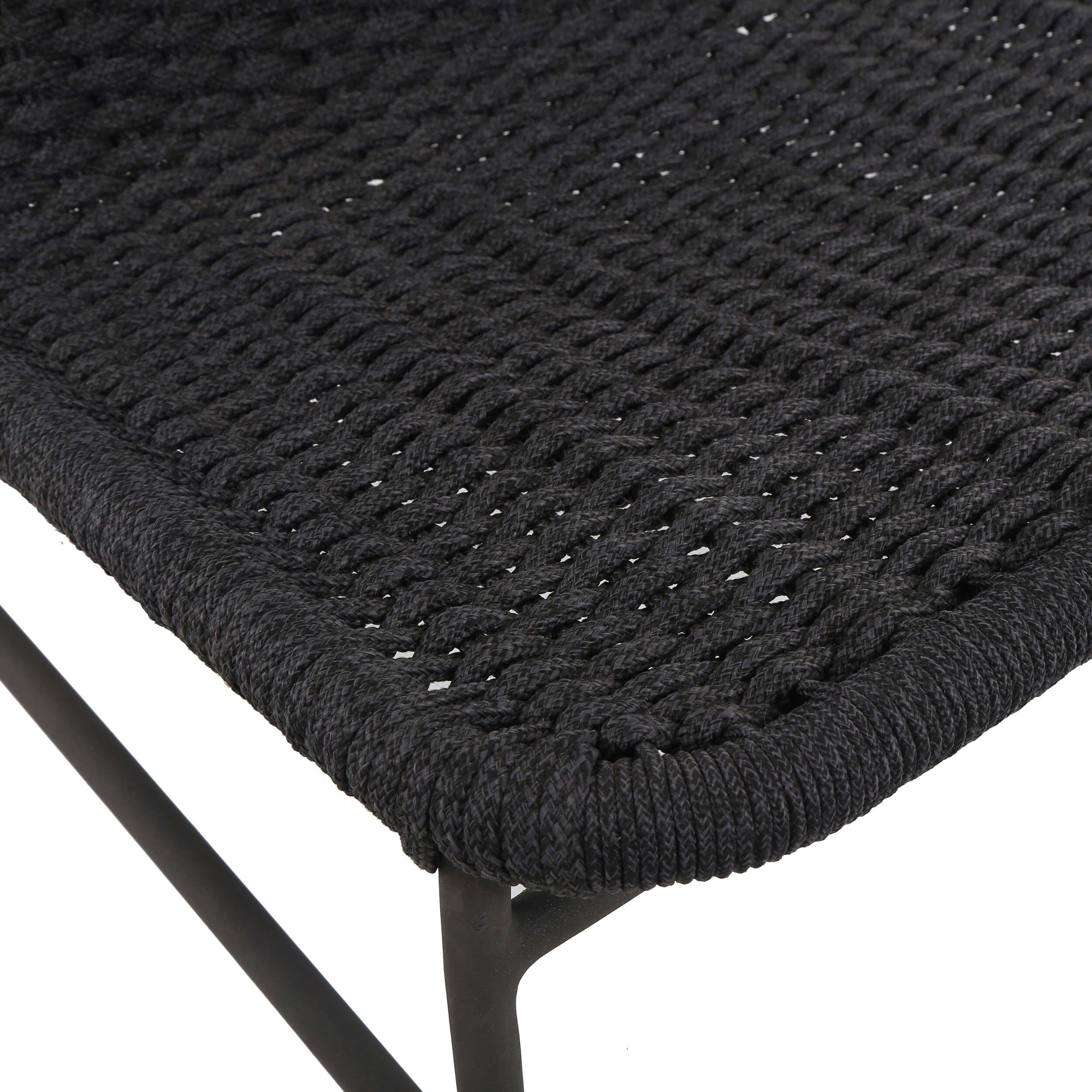 Bruno Outdoor Chair, Dark Grey by Four Hands - Image 7