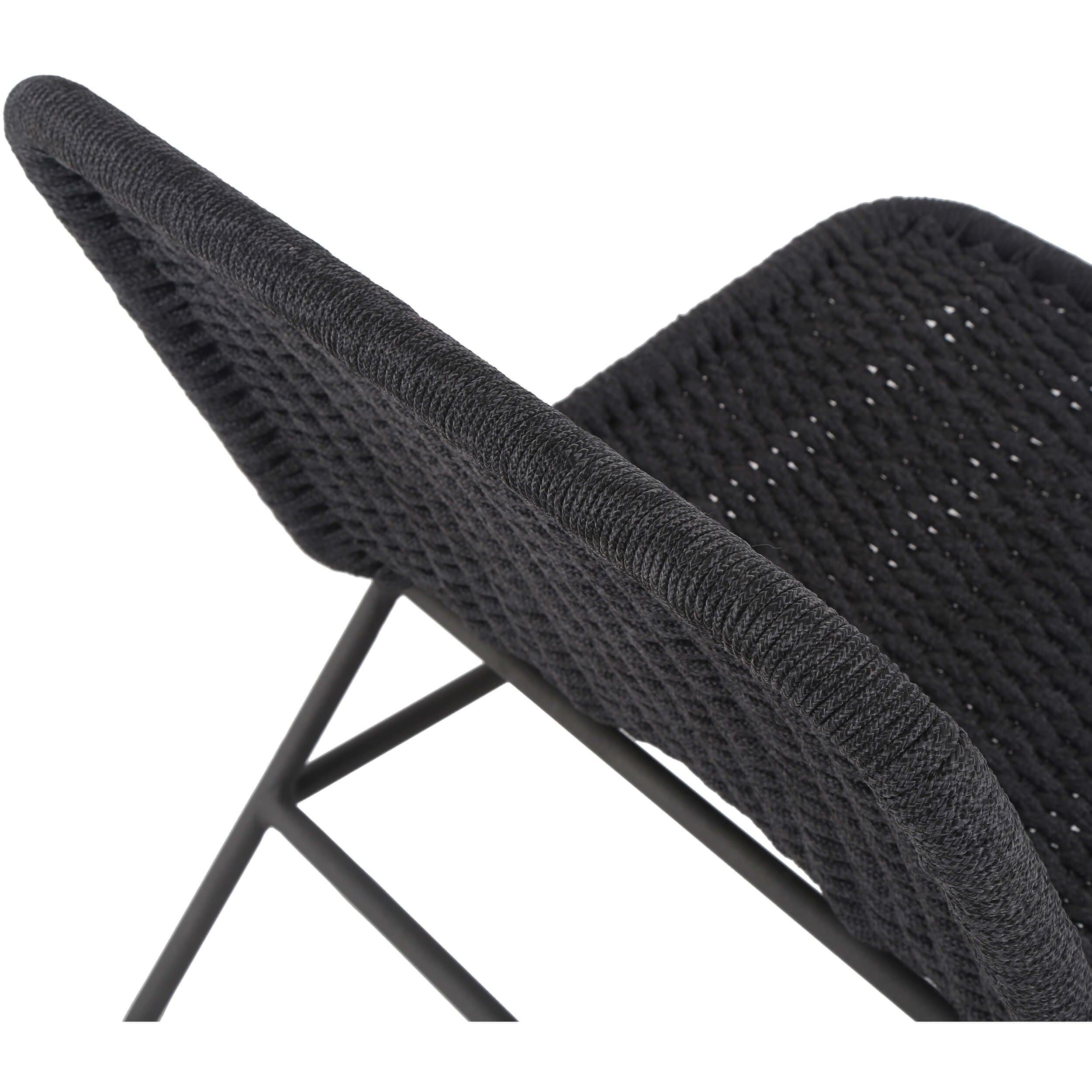Bruno Outdoor Chair, Dark Grey by Four Hands - Image 9