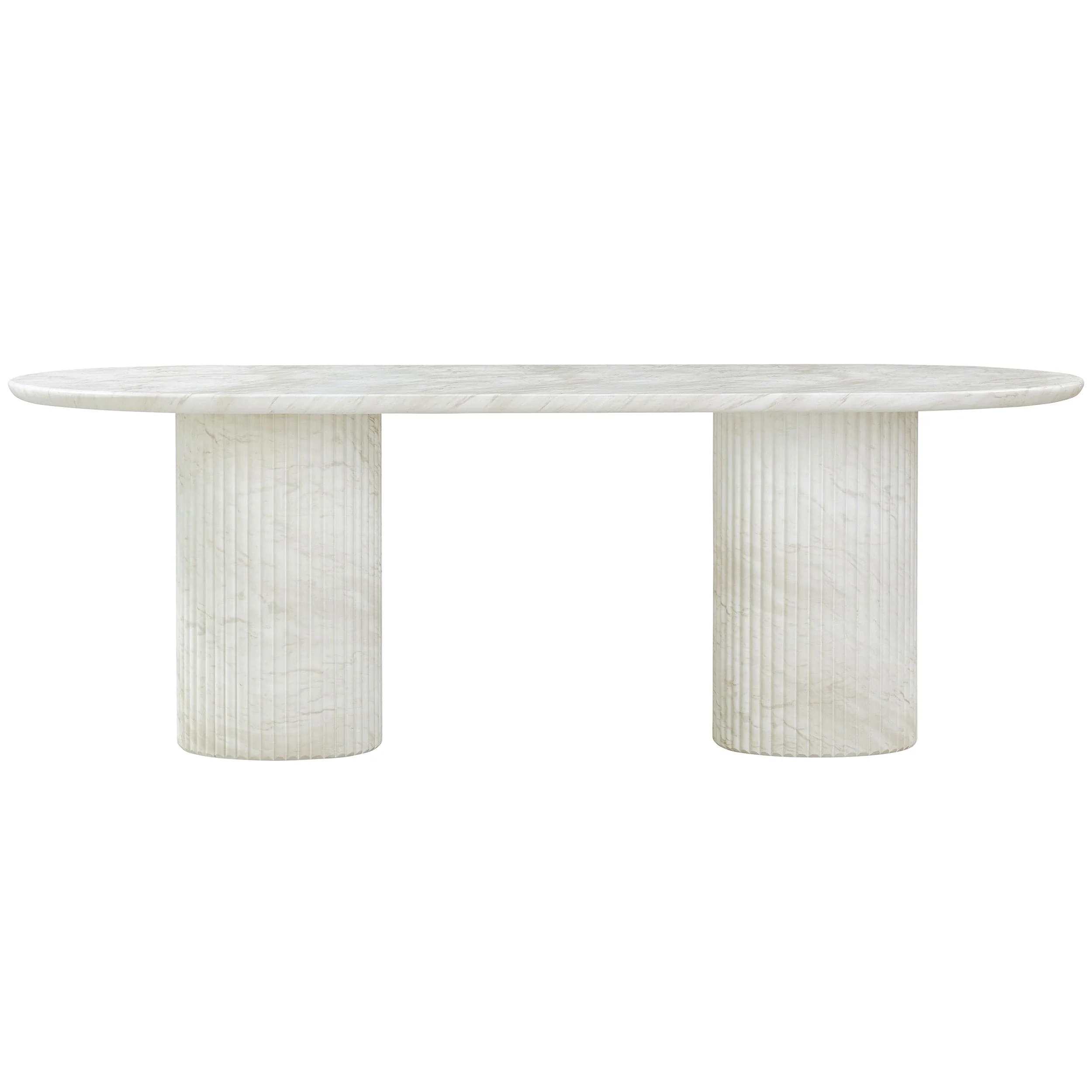 Brut Dining Table, Marble Finish - Image 2