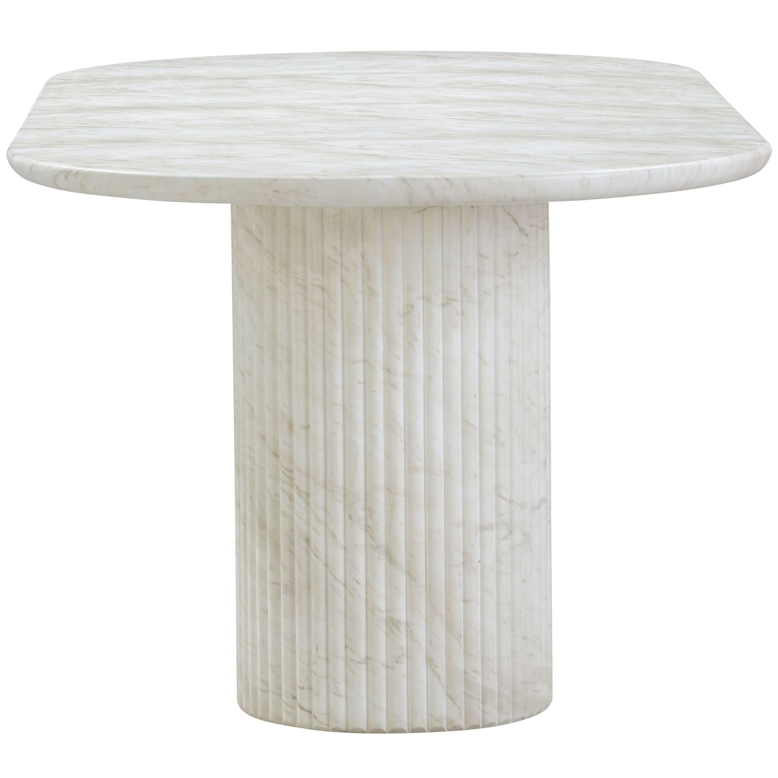 Brut Dining Table, Marble Finish - Image 3