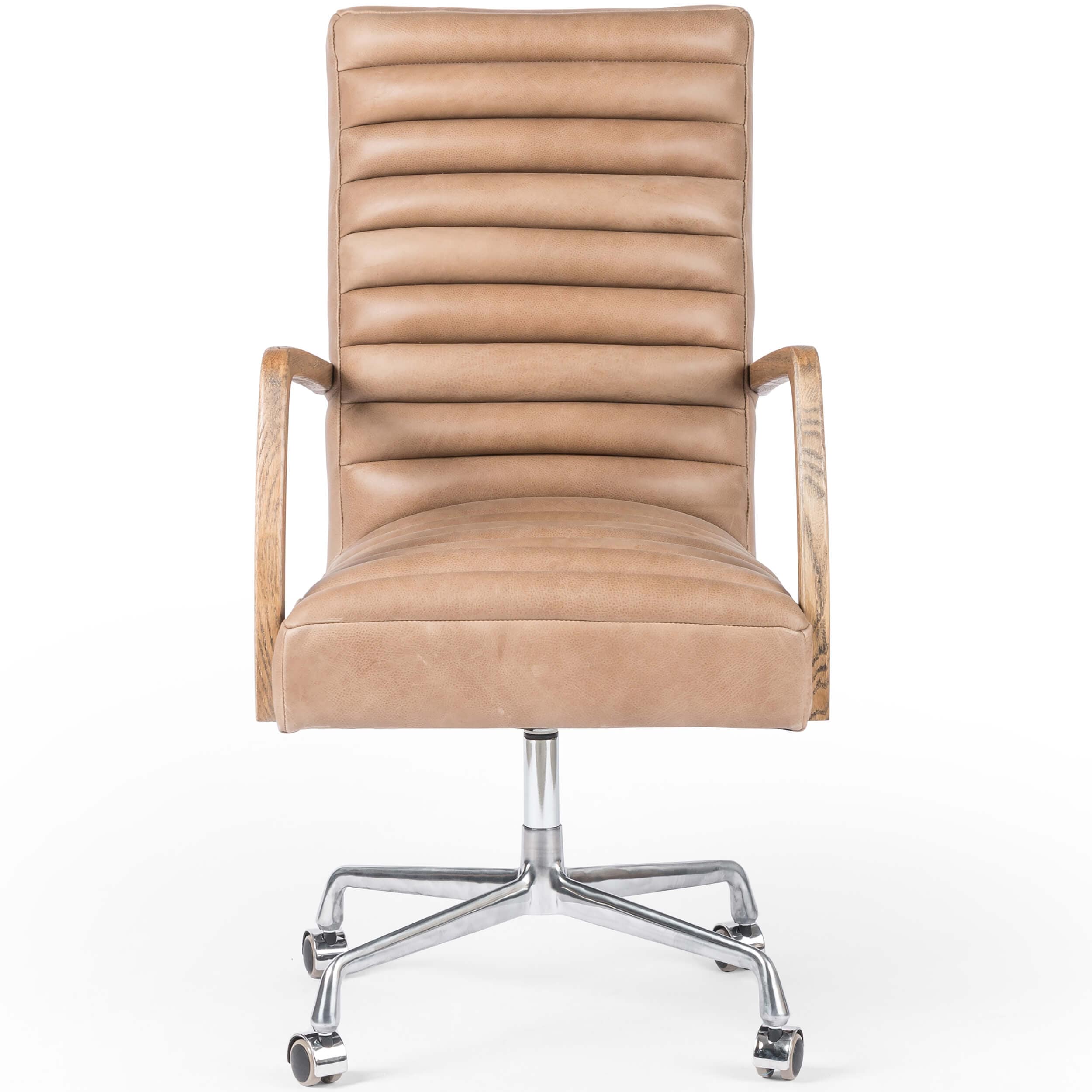Bryson Leather Desk Chair, Palermo - Image 2