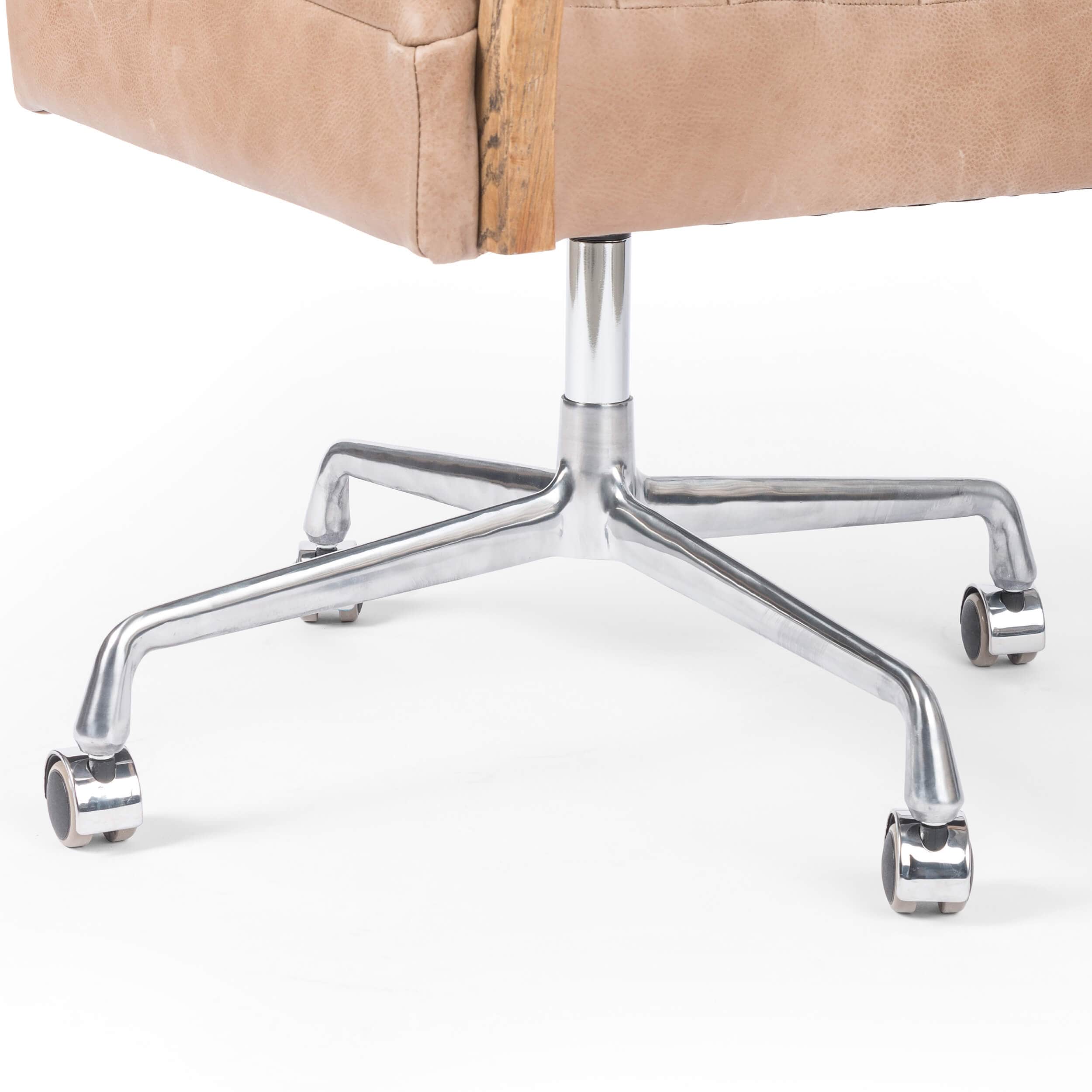 Bryson Leather Desk Chair, Palermo - Image 5