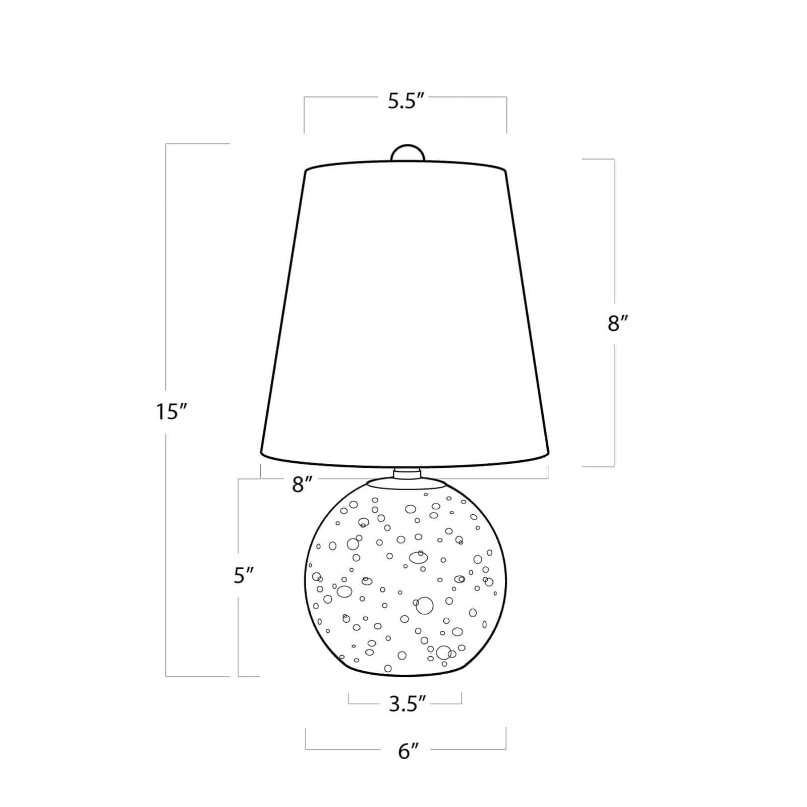 Bulle Crystal Mini Table Lamp - Image 5