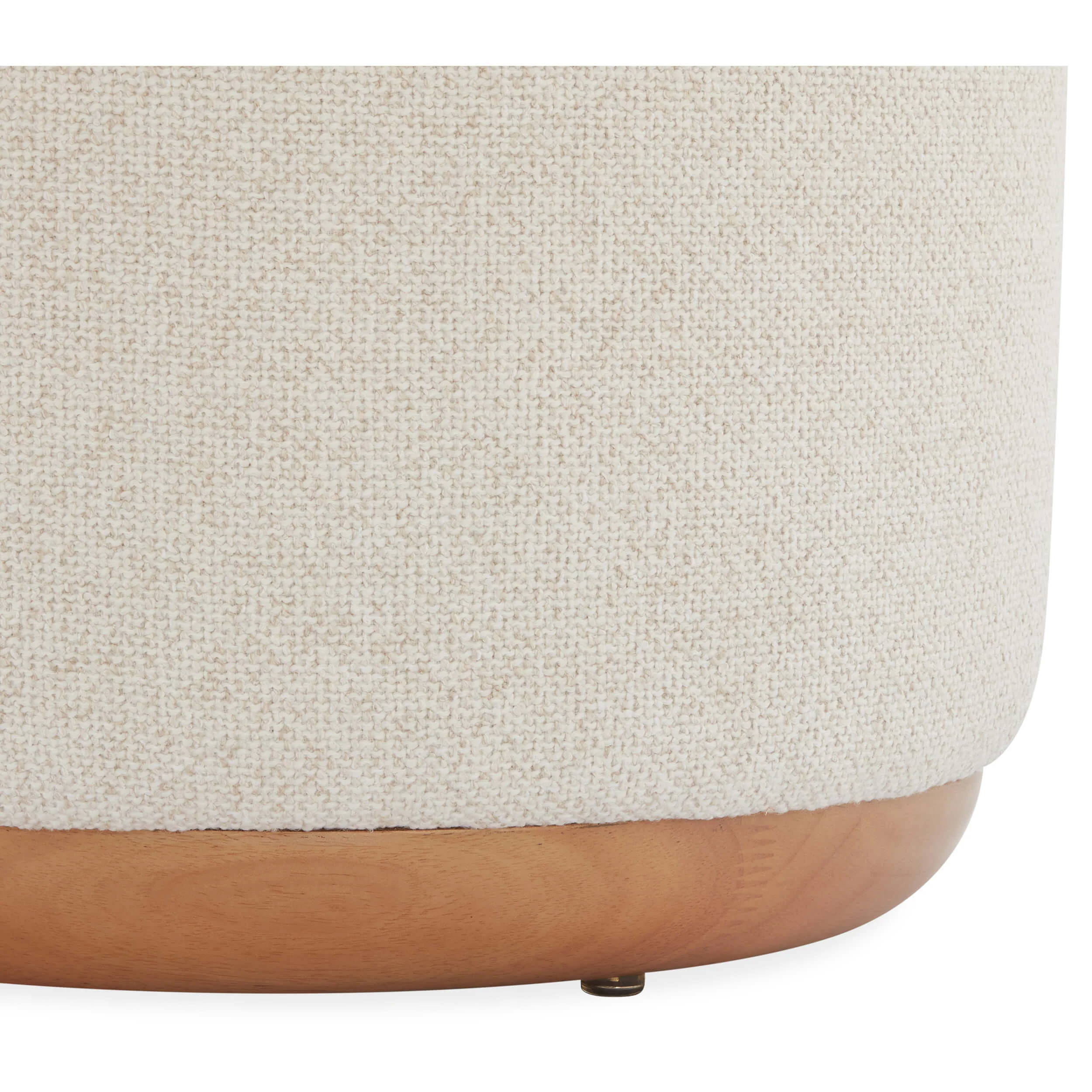 Burbank Ottoman, Lina Linen by Becki Owens - Image 4
