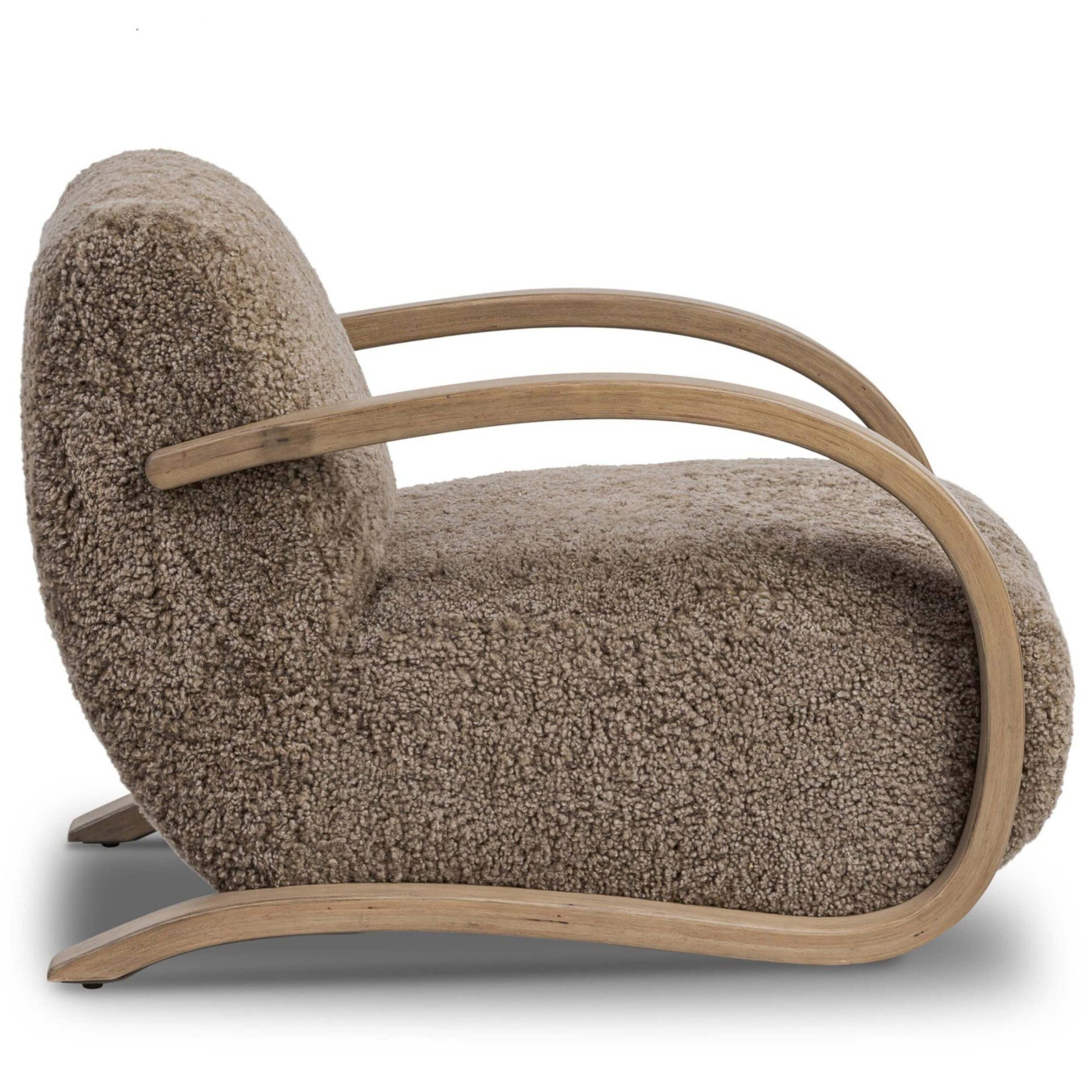 Burke Chair, Taupe by Four Hands - Image 3