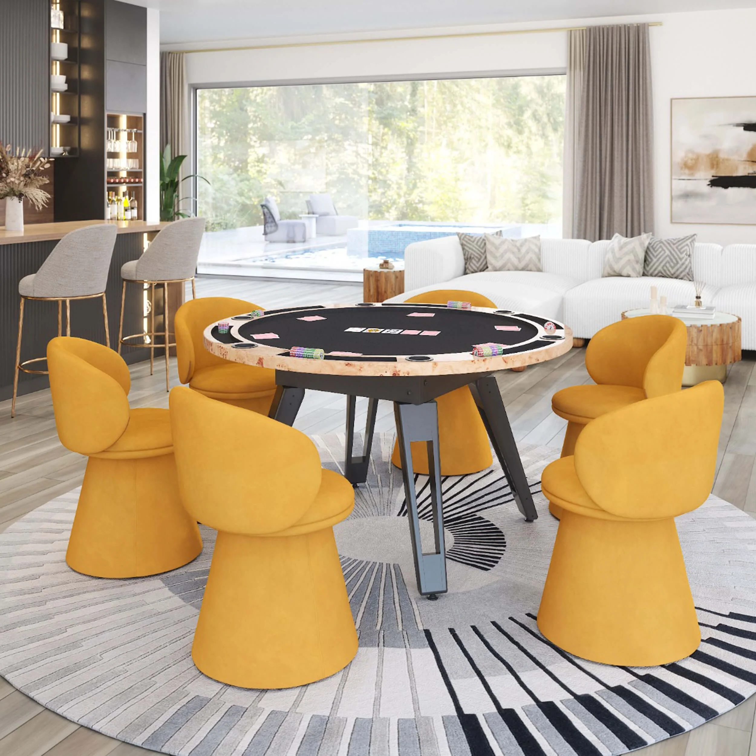 Burl 2 in 1 Table, Natural - Image 8