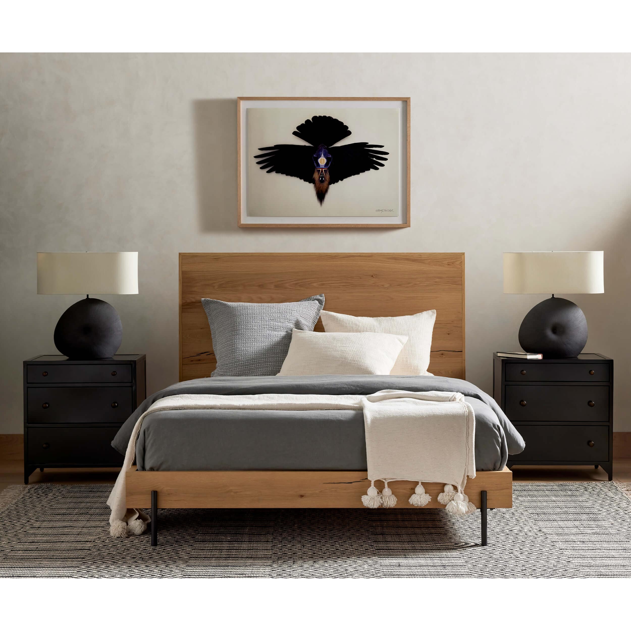 Busaba Table Lamp, Matte Black by Four Hands - Image 5