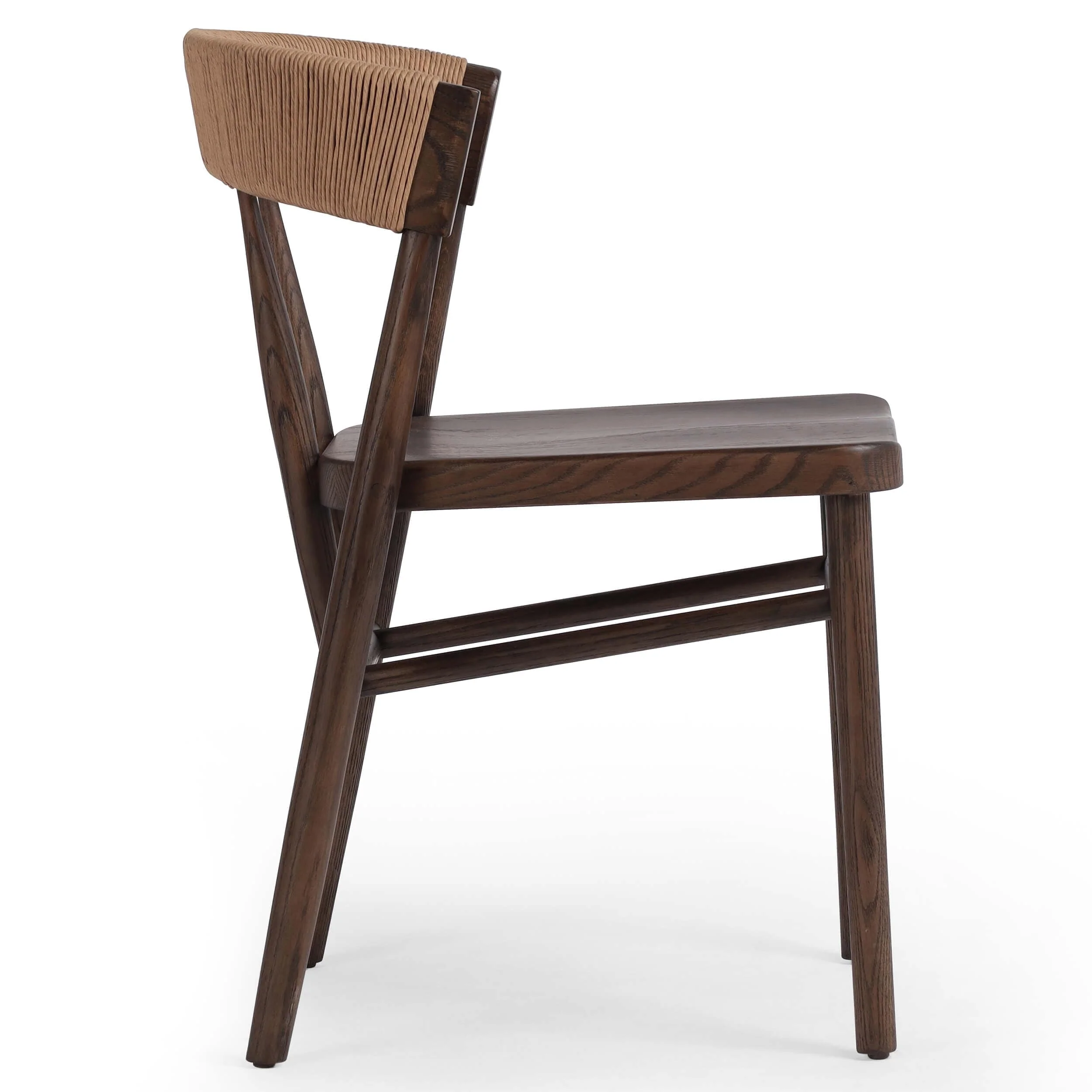 Buxton Dining Chair, Drifted Oak, Set of 2 by Four Hands - Image 3