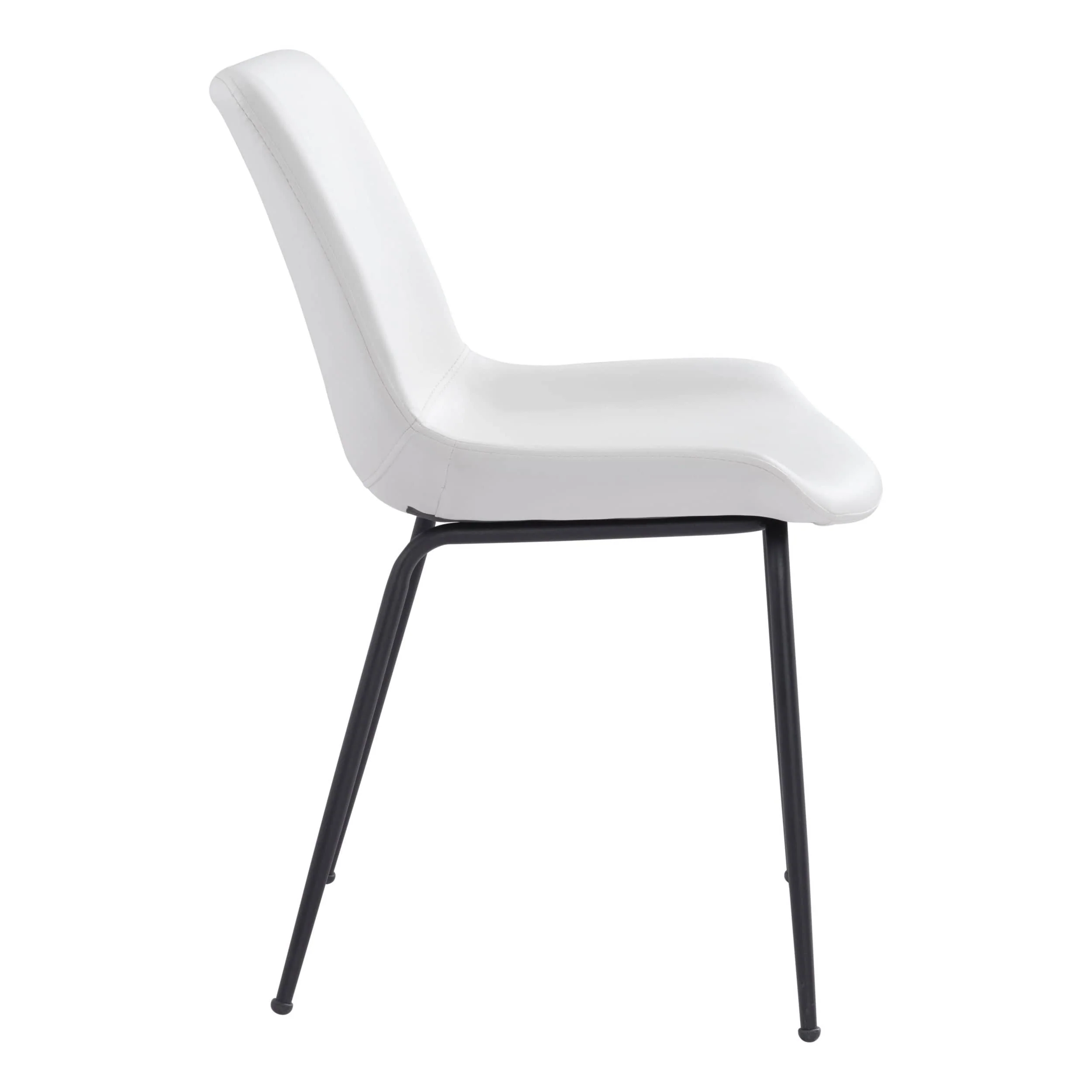 Byron Dining Chair, White, Set of 2 - Image 2