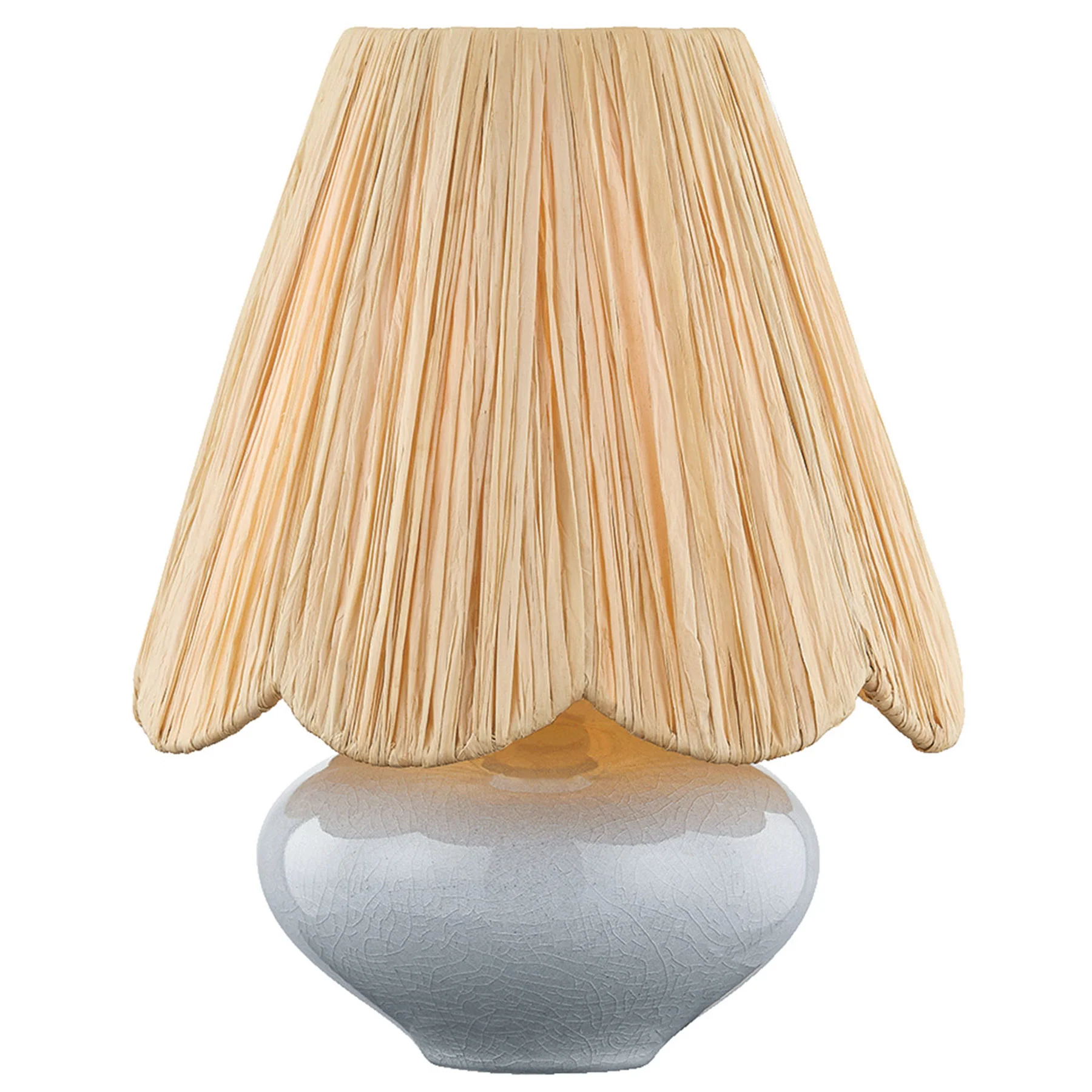 Cailyn Table Lamp, Aged Brass/Ceramic Frost Crackle