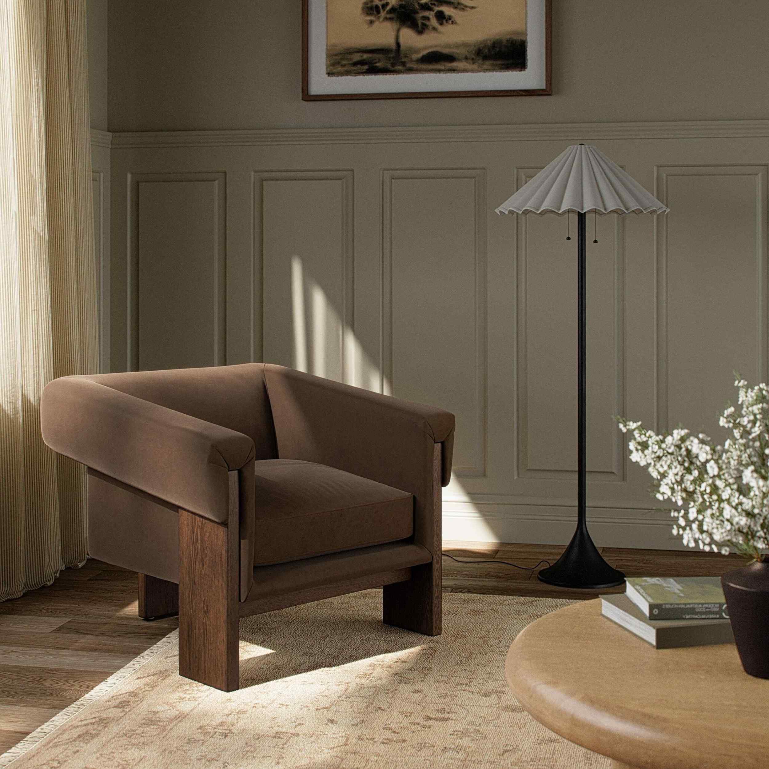 Cairo Leather Chair, Maestro Cigar by Four Hands - Image 5