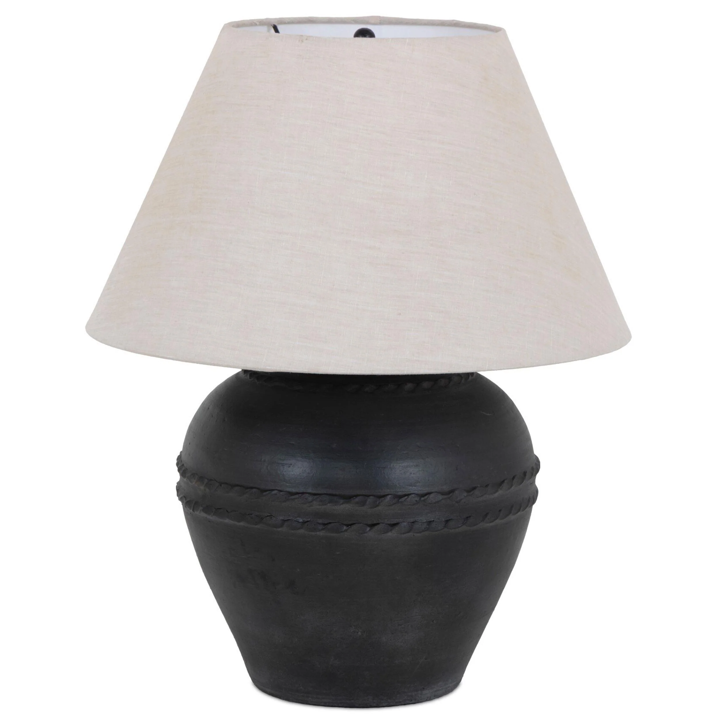 Caius Table Lamp, Aged Black by Amber Lewis x Four Hands