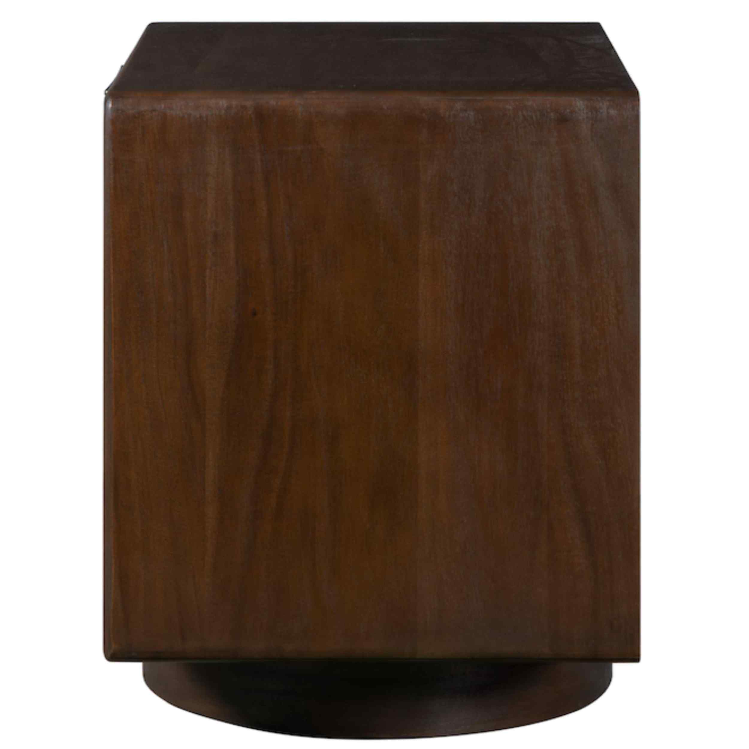 Calder 2 Drawer Nightstand, Mocha Burl - Image 3