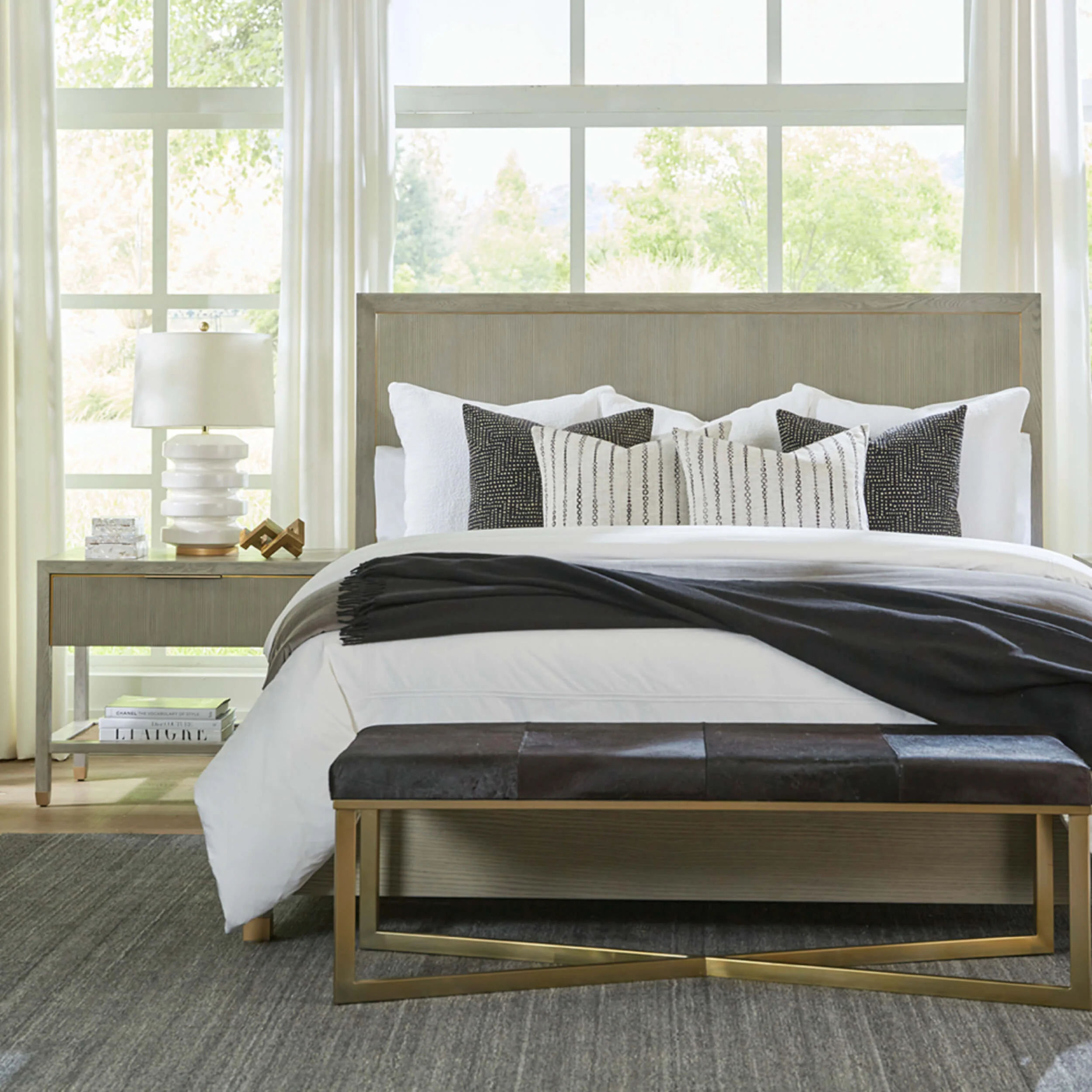 Caleb Bed, Brushed Smoke - Image 4