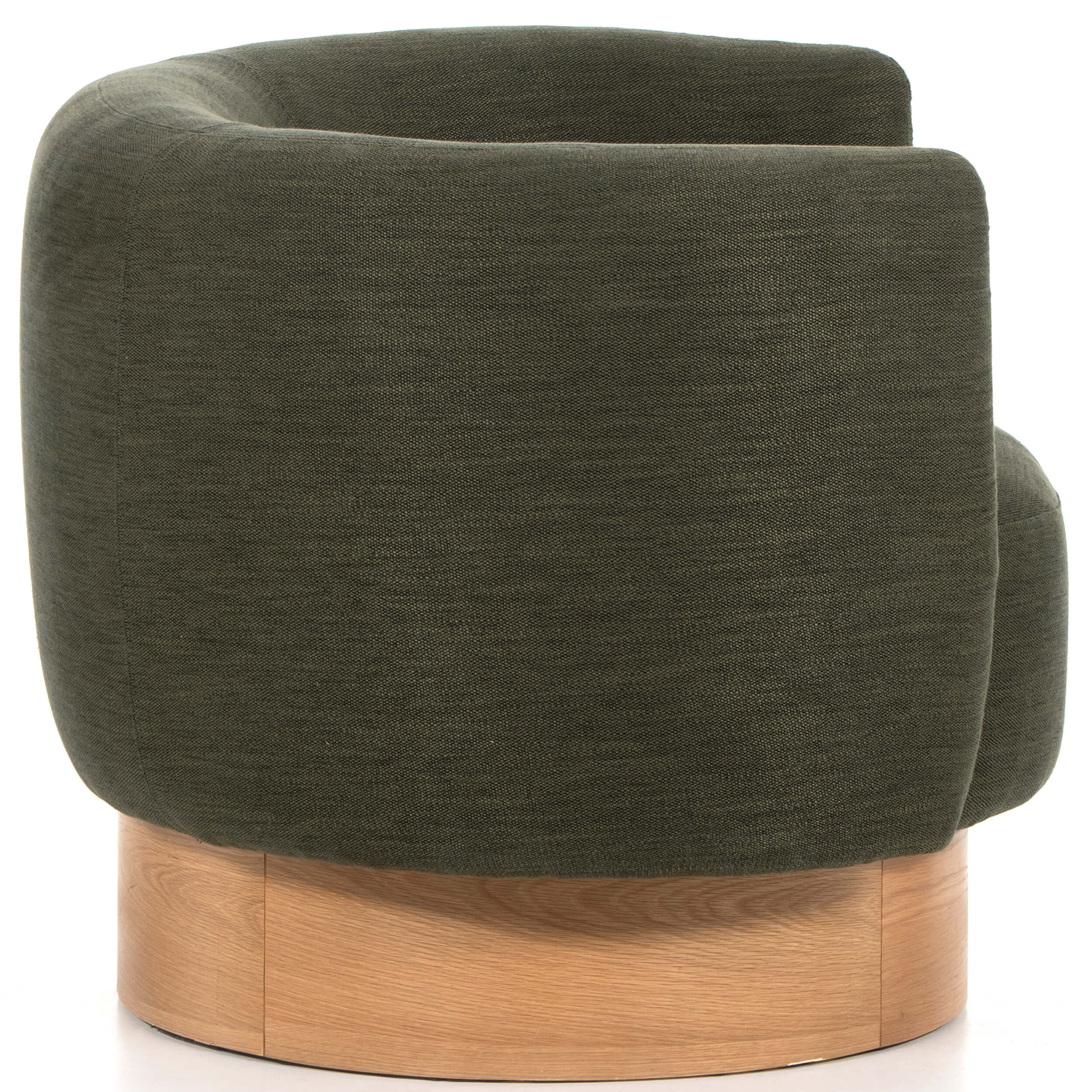 Calista Swivel Chair, Atlantis Moss by Four Hands - Image 2