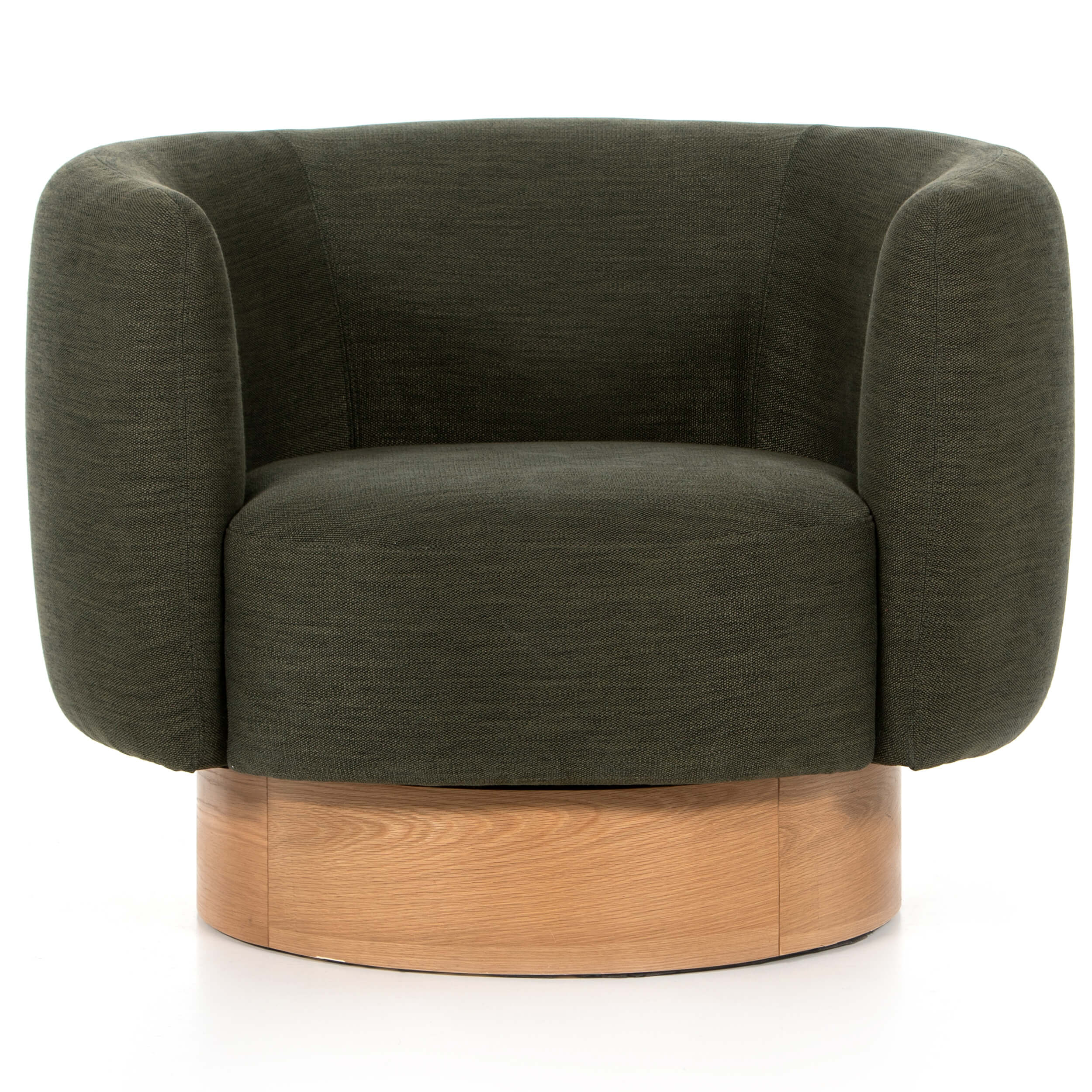 Calista Swivel Chair, Atlantis Moss by Four Hands - Image 3