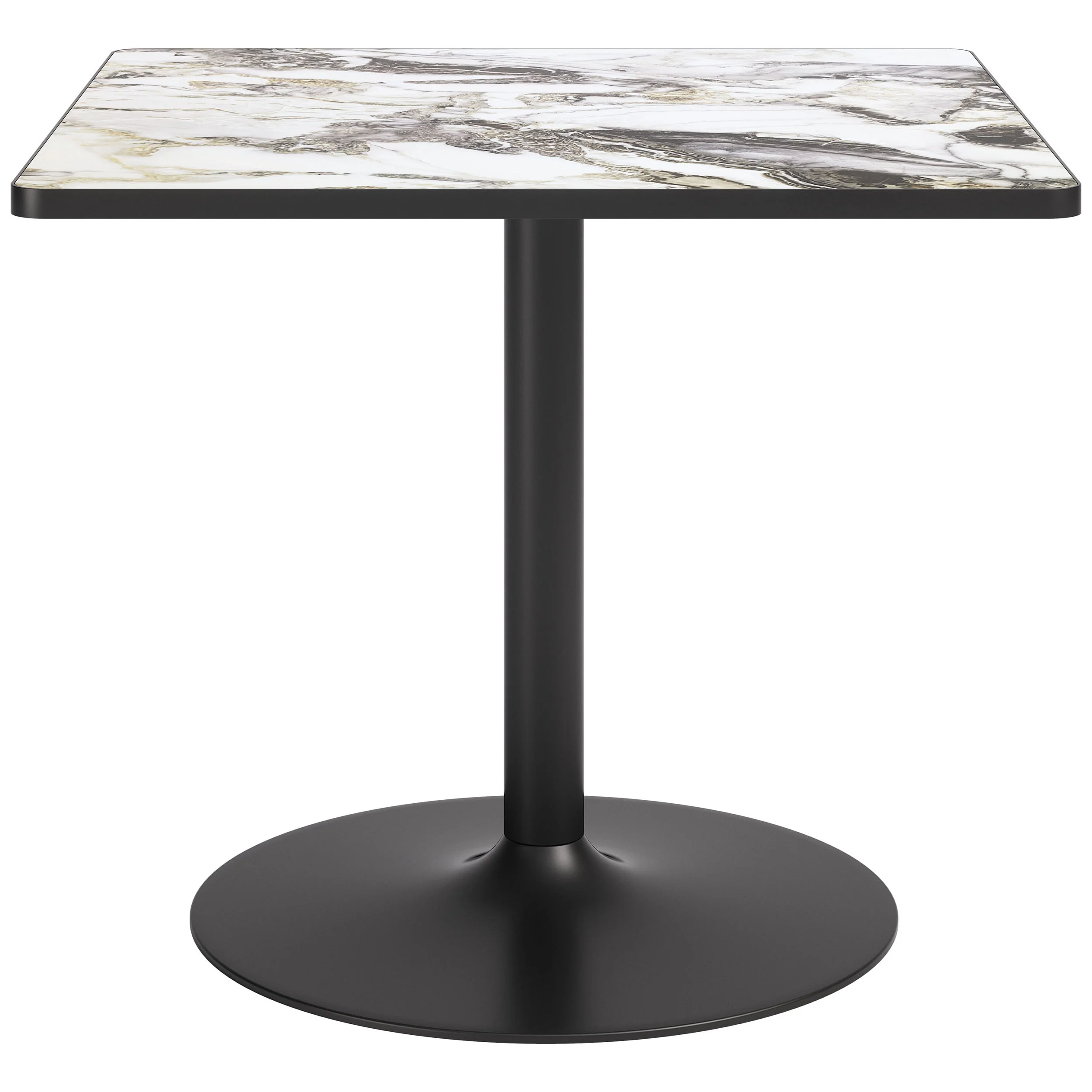 Caliza Dining Table, Gray/Black - Image 2