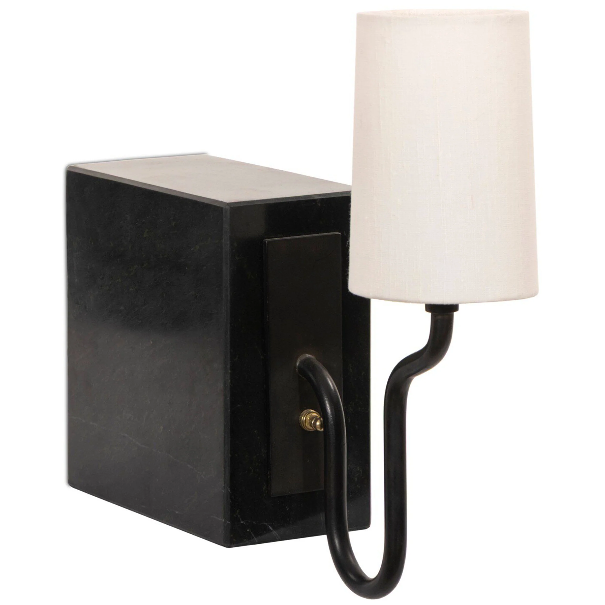 Calla Bookshelf Lamp, Black Marble by Amber Lewis x Four Hands - Image 2
