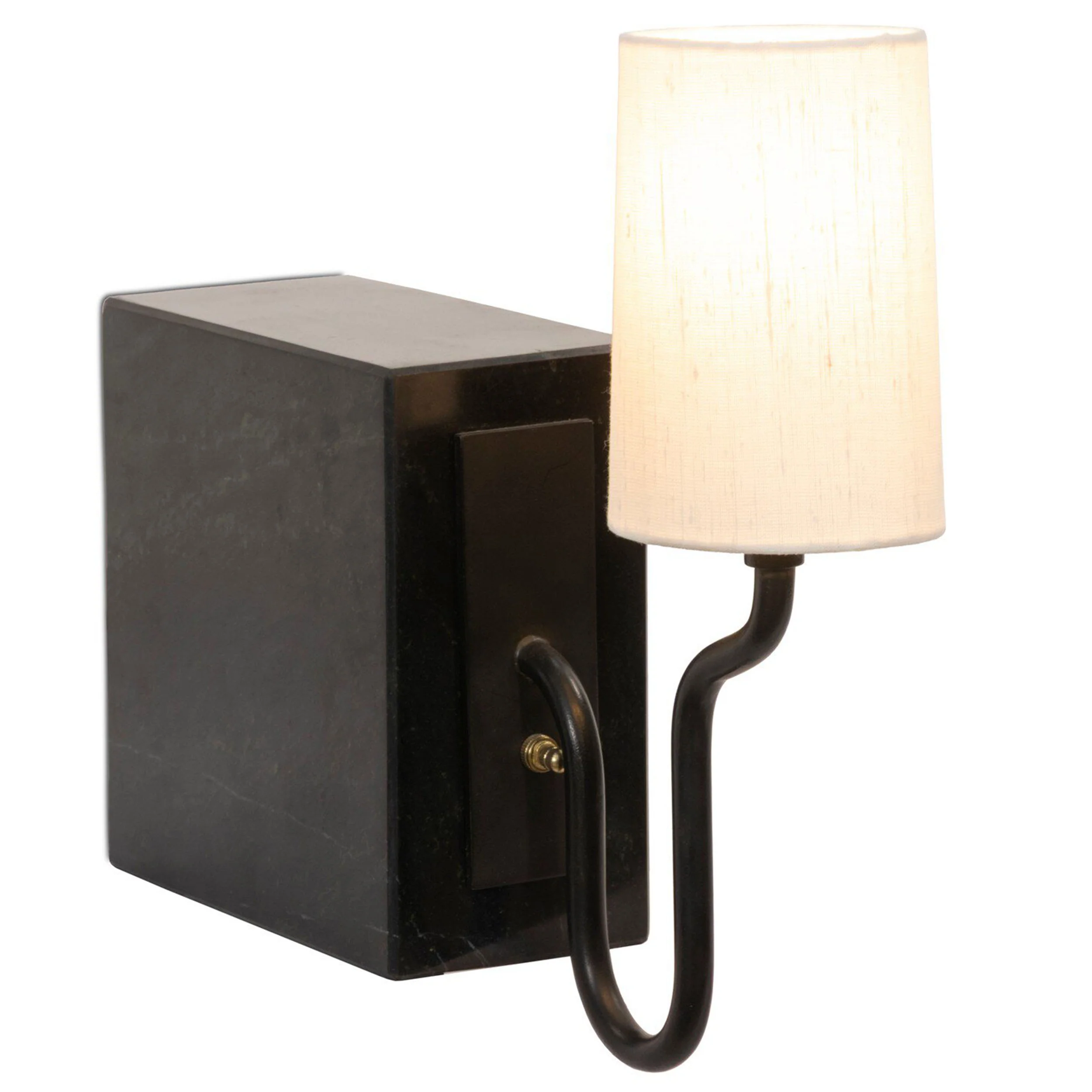Calla Bookshelf Lamp, Black Marble by Amber Lewis x Four Hands - Image 3
