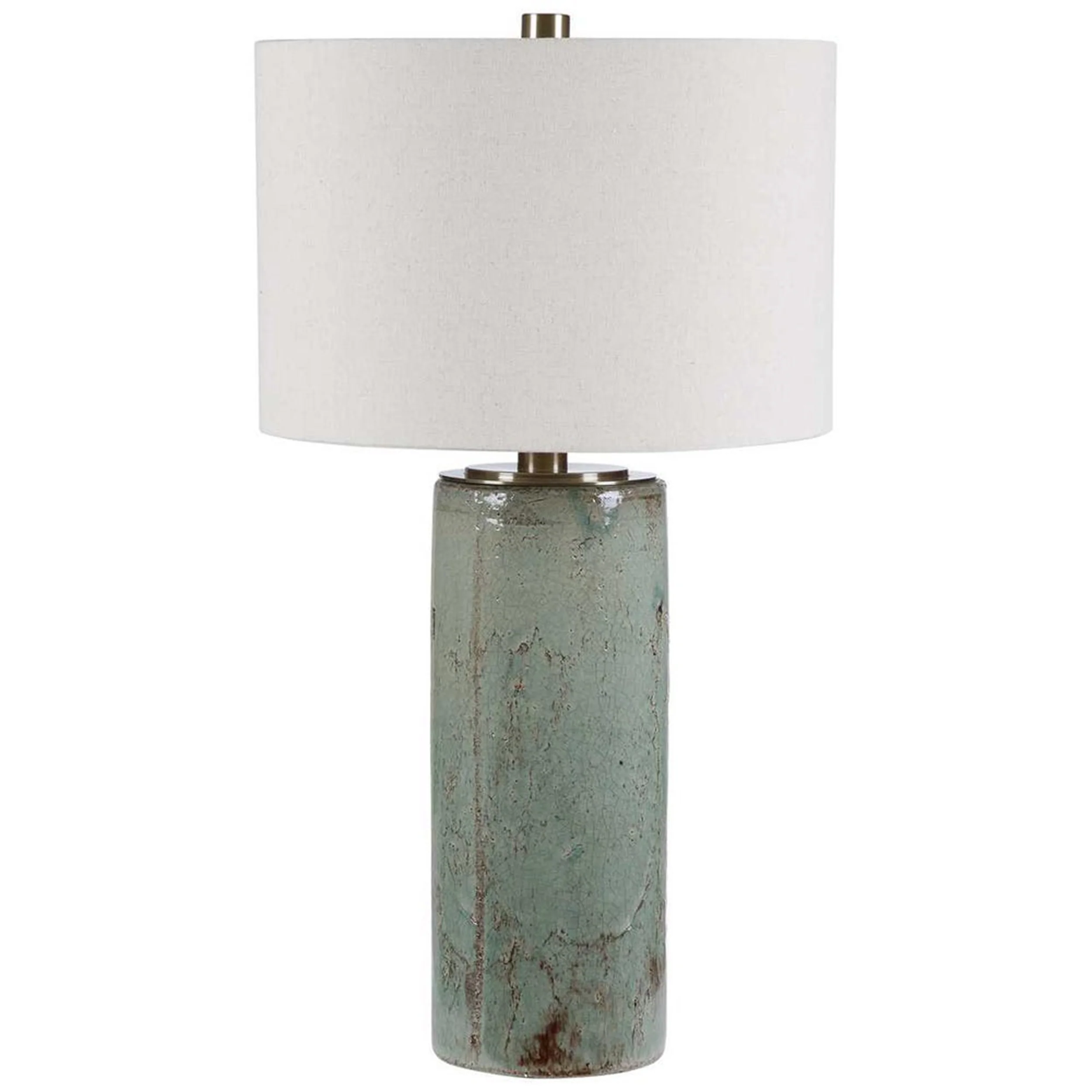 Callais Table Lamp, Aqua Blue