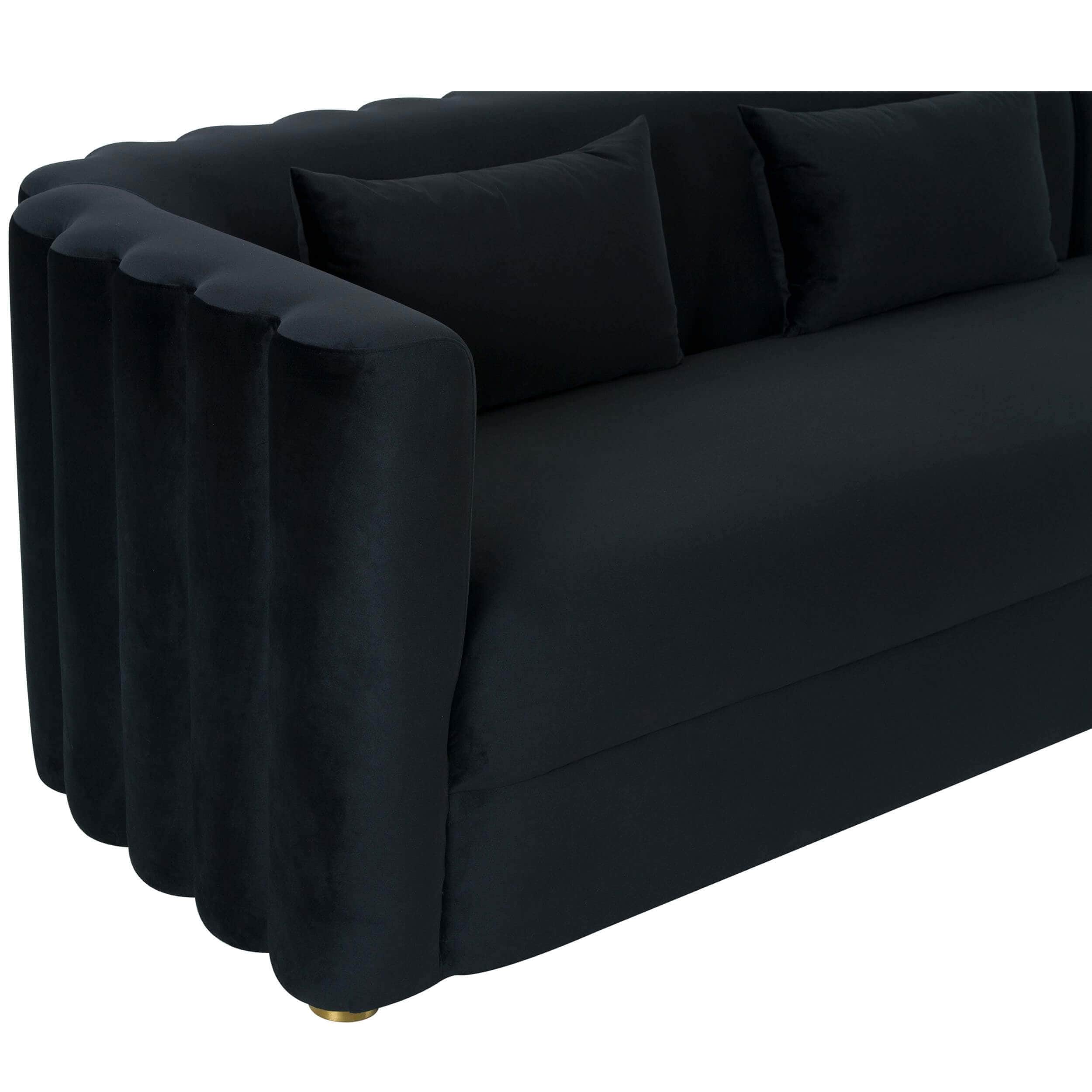 Callie Sectional RAF, Black - Image 3