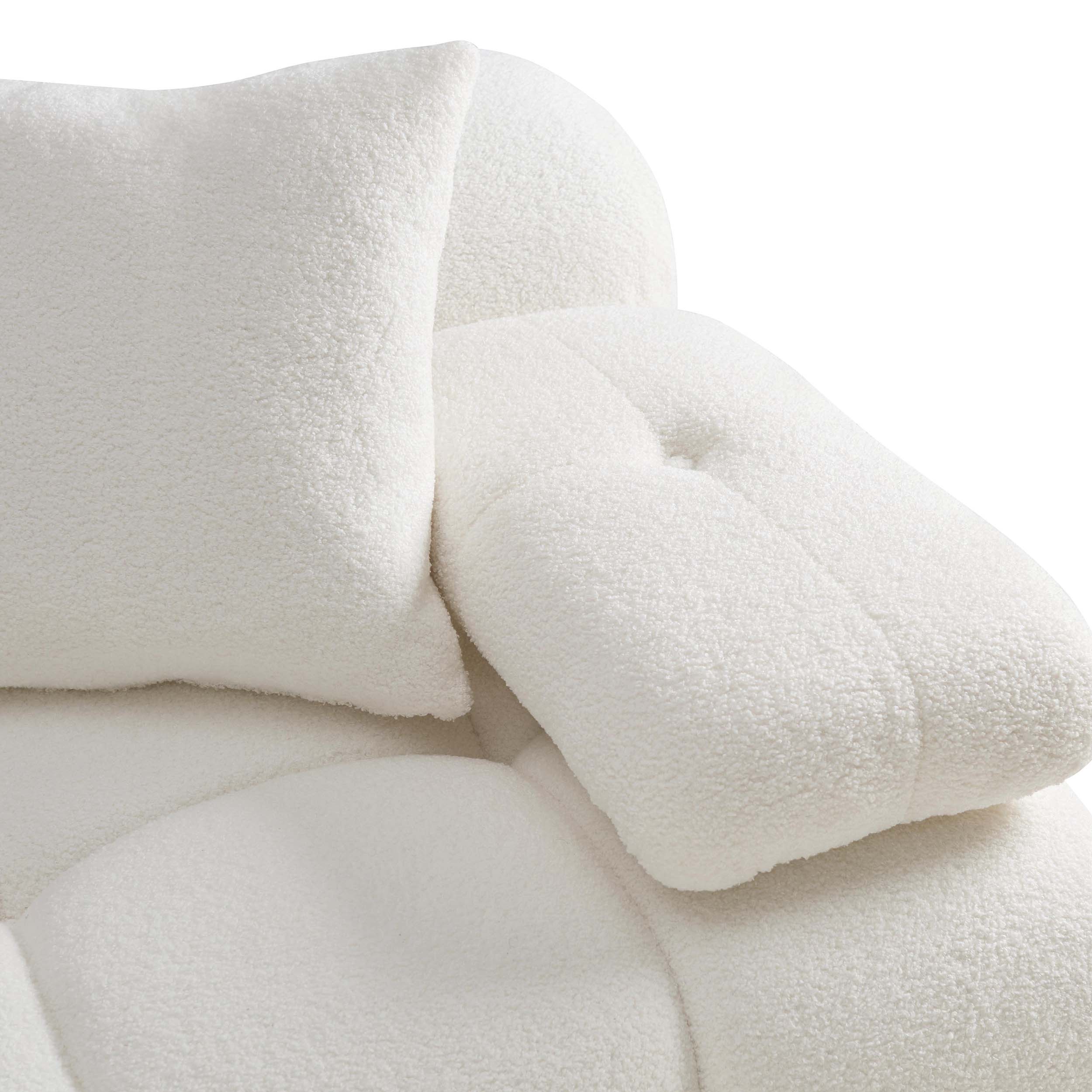 Calliope Modular Loveseat, Cream - Image 4