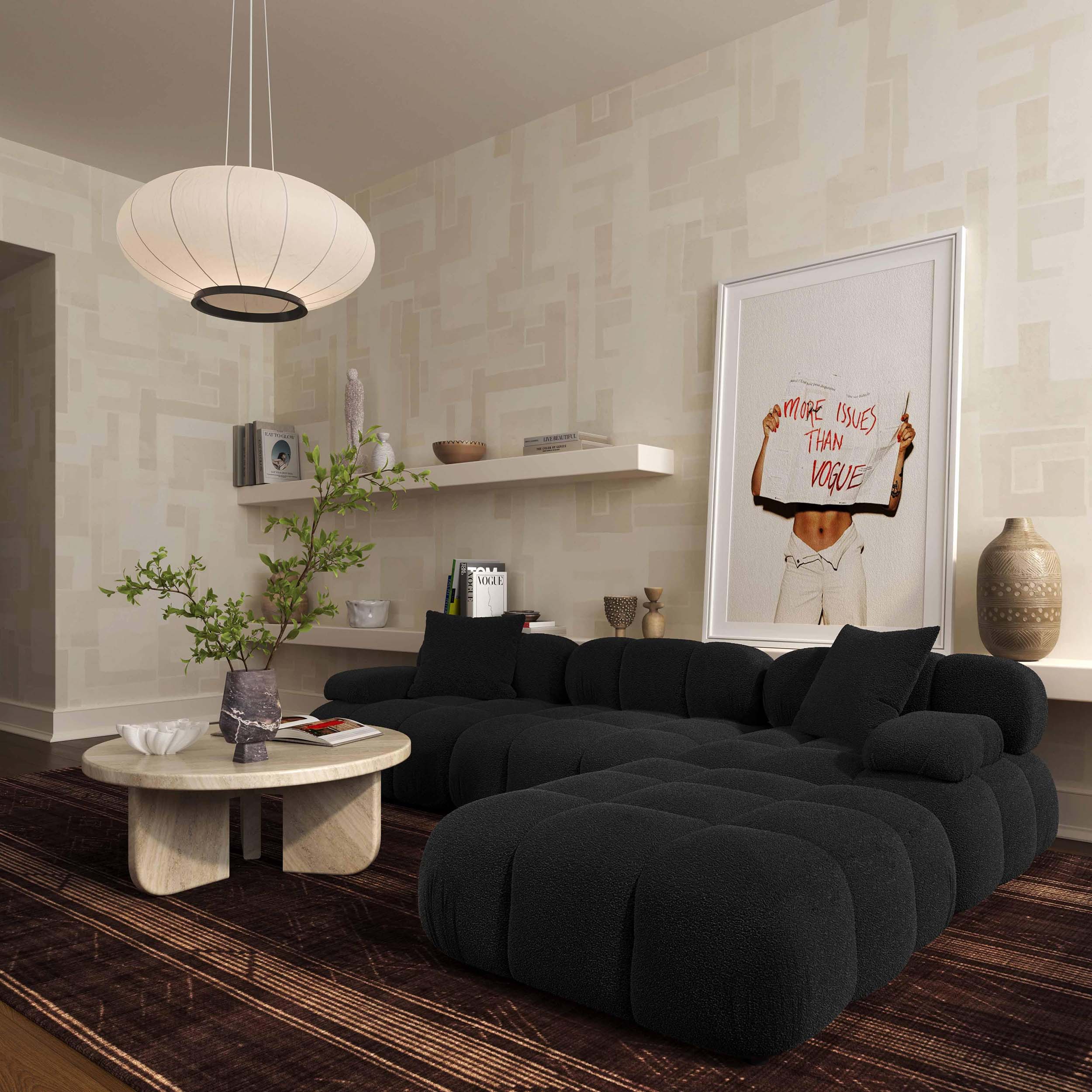 Calliope Modular Sectional, Black - Image 6
