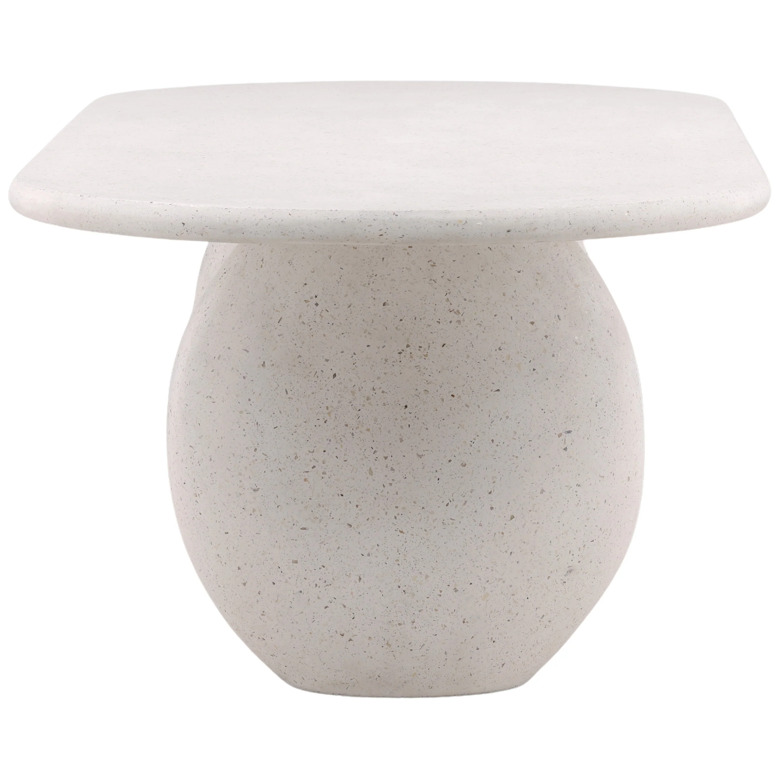 Imogen Outdoor Dining Table, Ivory - Image 3