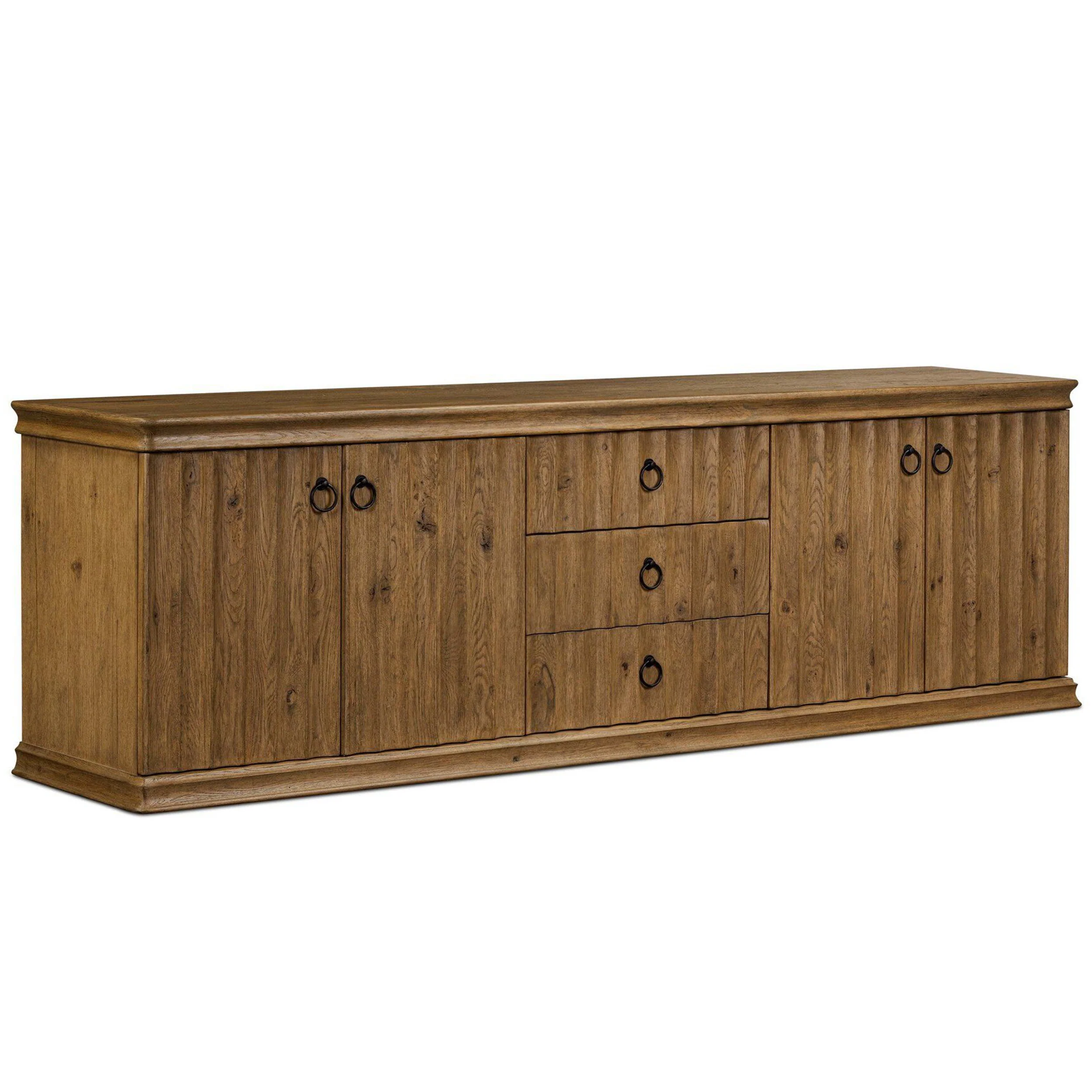 Cambra Media Console, Drifted Oak by Amber Lewis x Four Hands