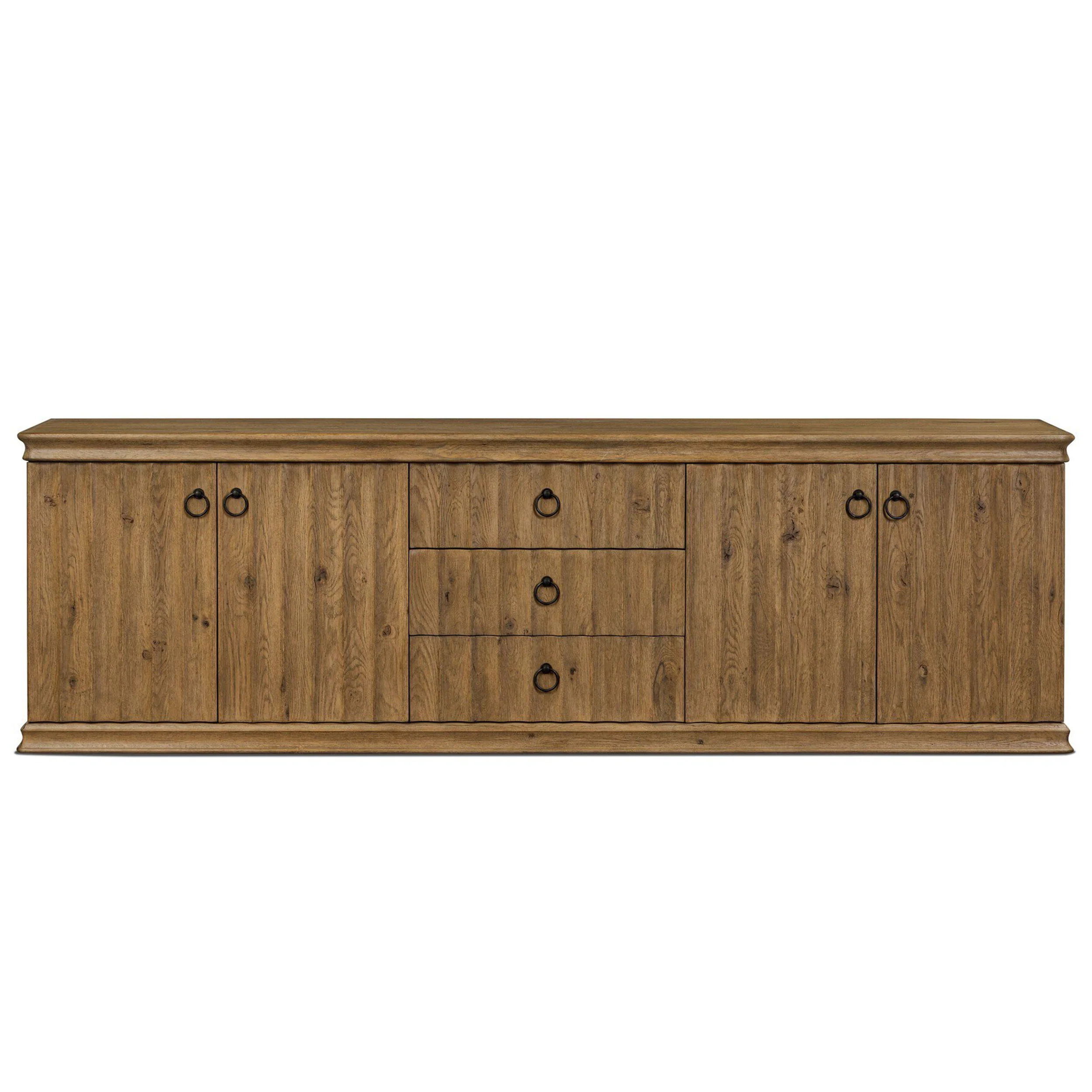 Cambra Media Console, Drifted Oak by Amber Lewis x Four Hands - Image 2