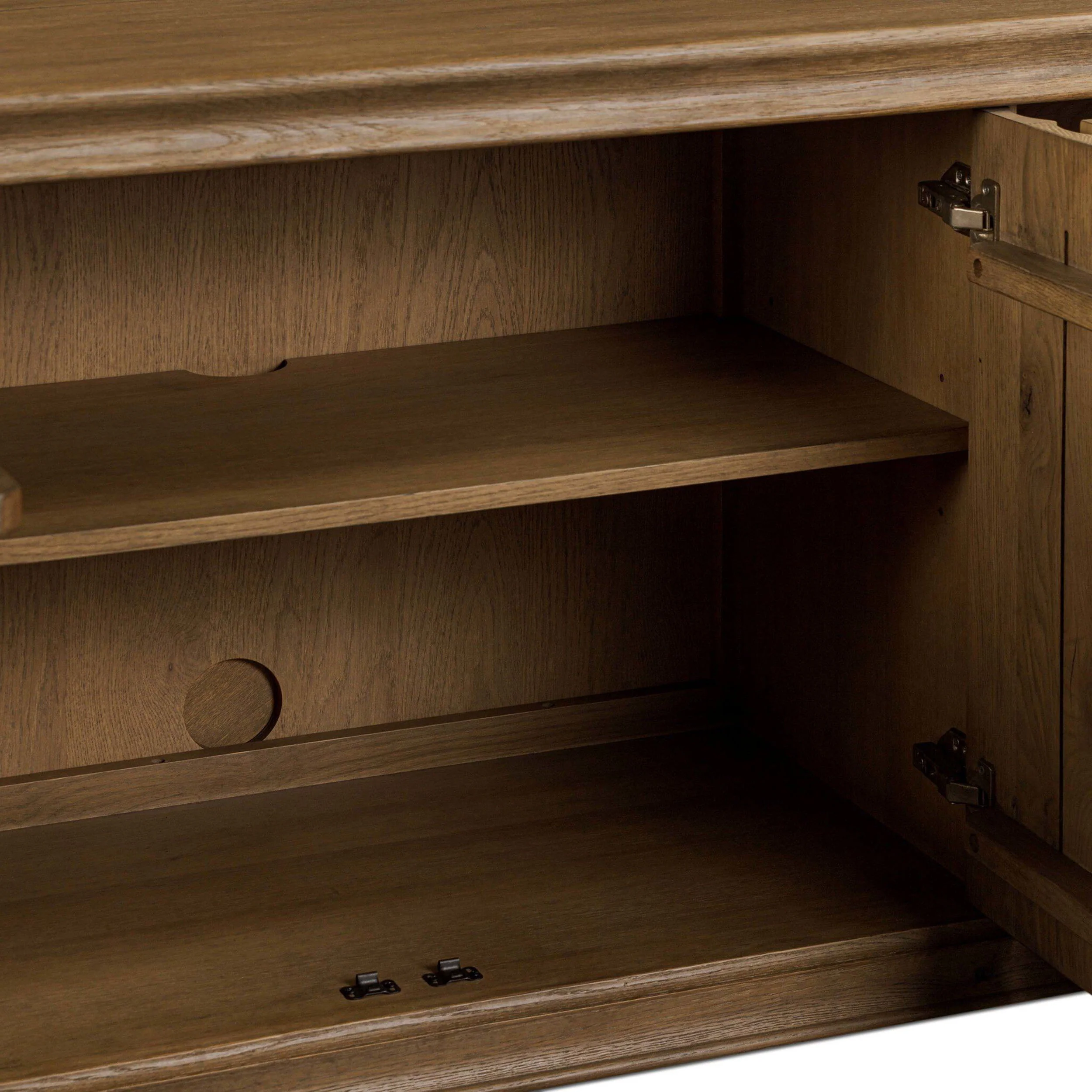 Cambra Media Console, Drifted Oak by Amber Lewis x Four Hands - Image 5