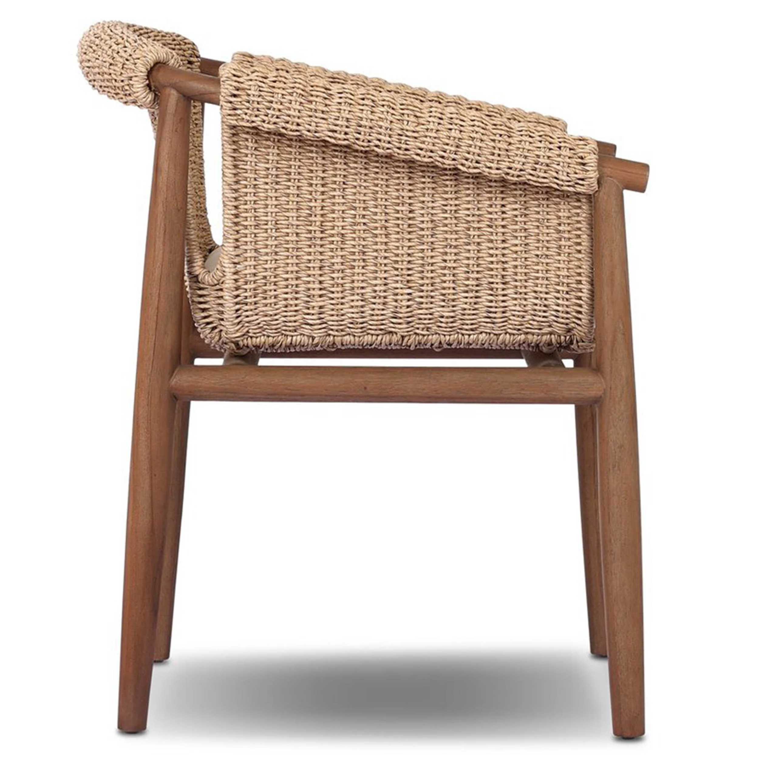 Cambrie Outdoor Dining Chair, Arashi Salt, Set of 2 by Four Hands - Image 3