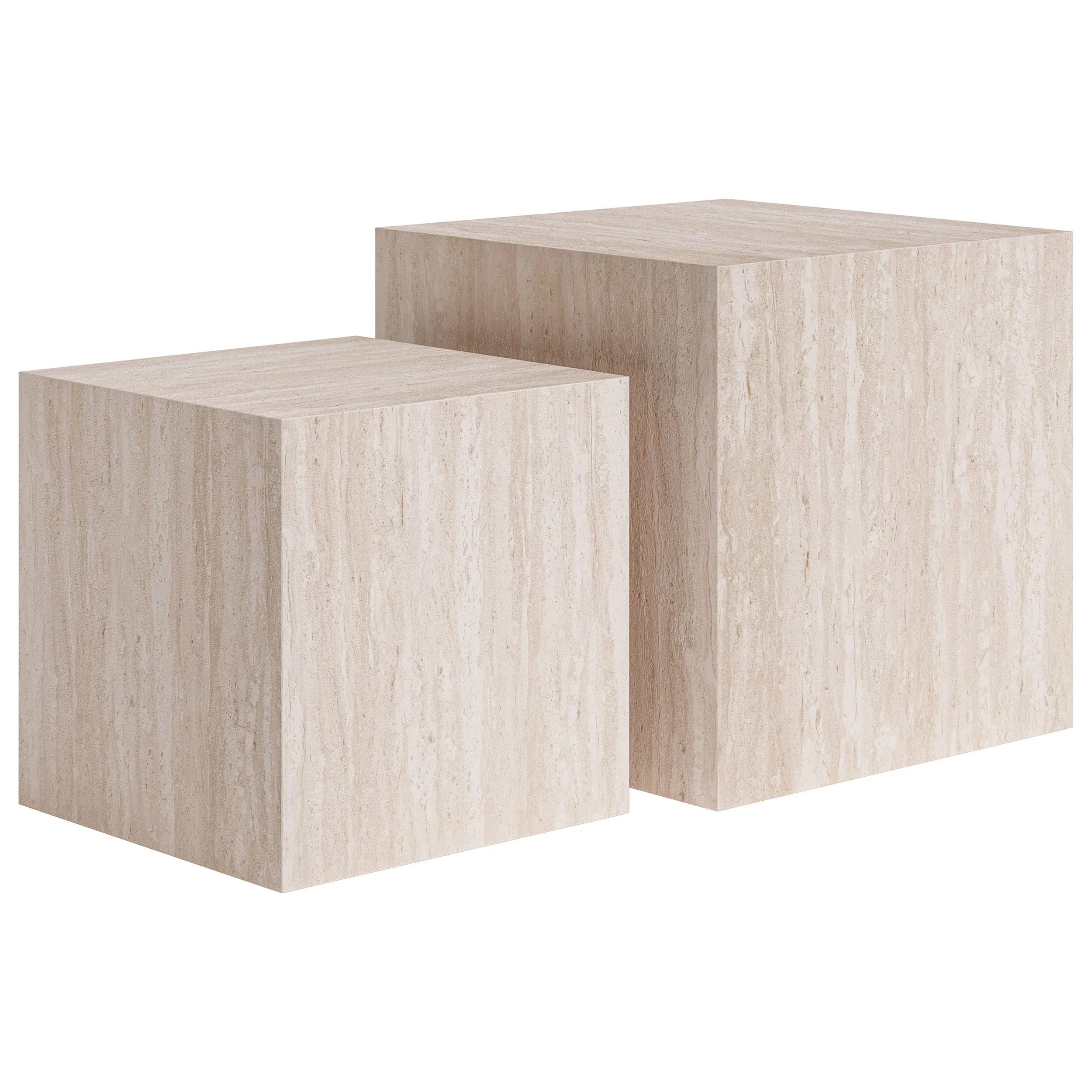 Cambro Coffee Table Set, Stone Beige