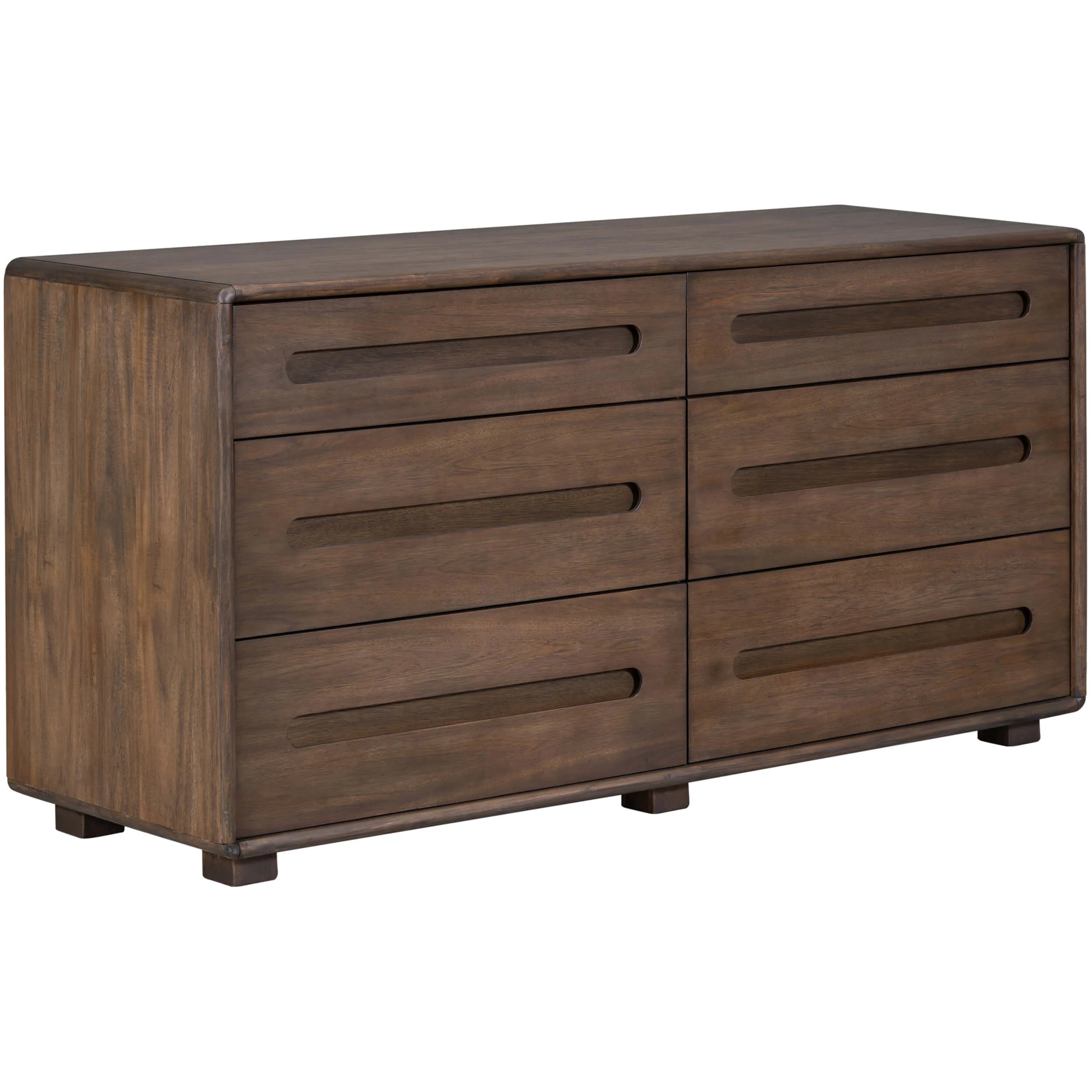 Cameron 6 Drawer Dresser, Modern Mocha