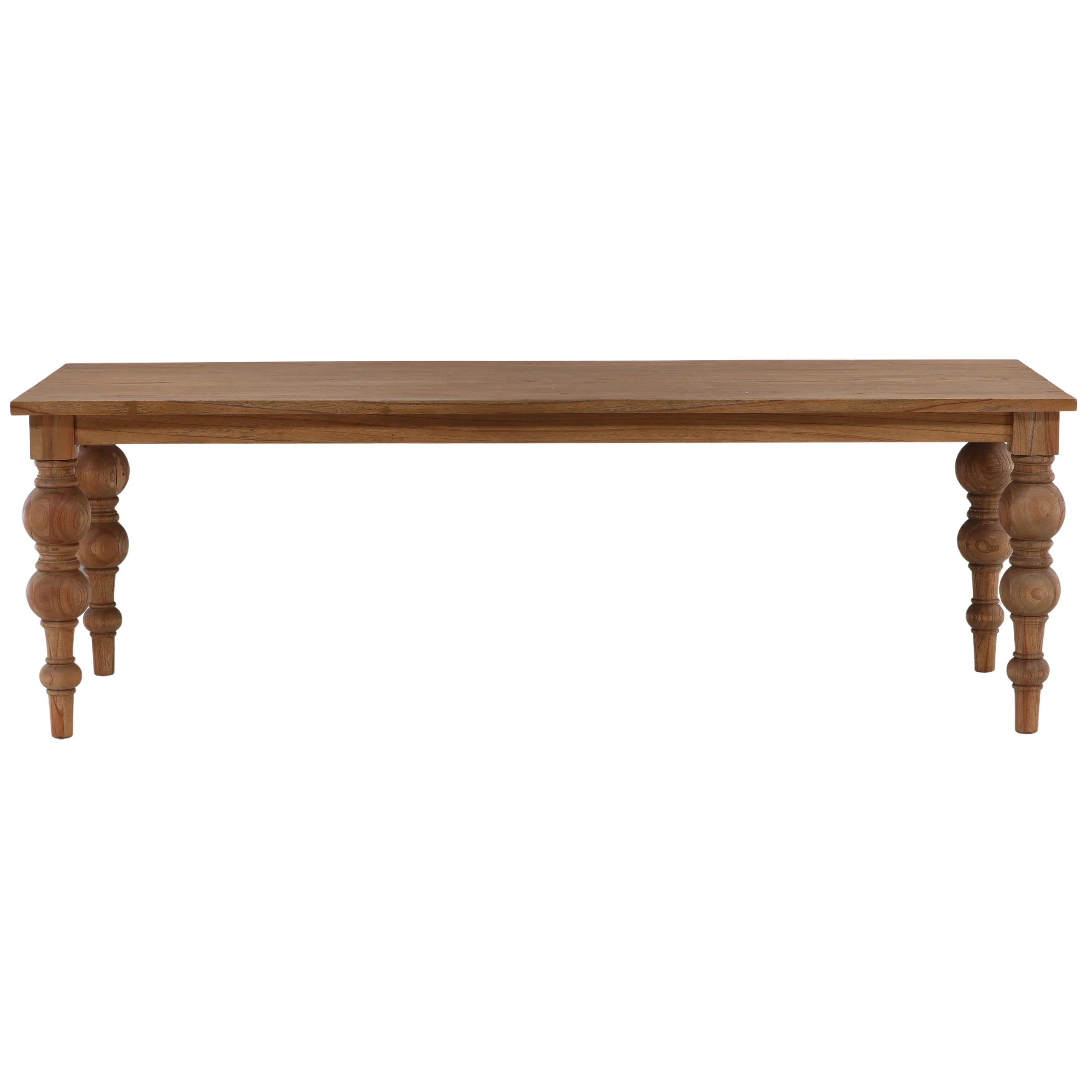 Campbell Dining Table, Antique Wood - Image 2