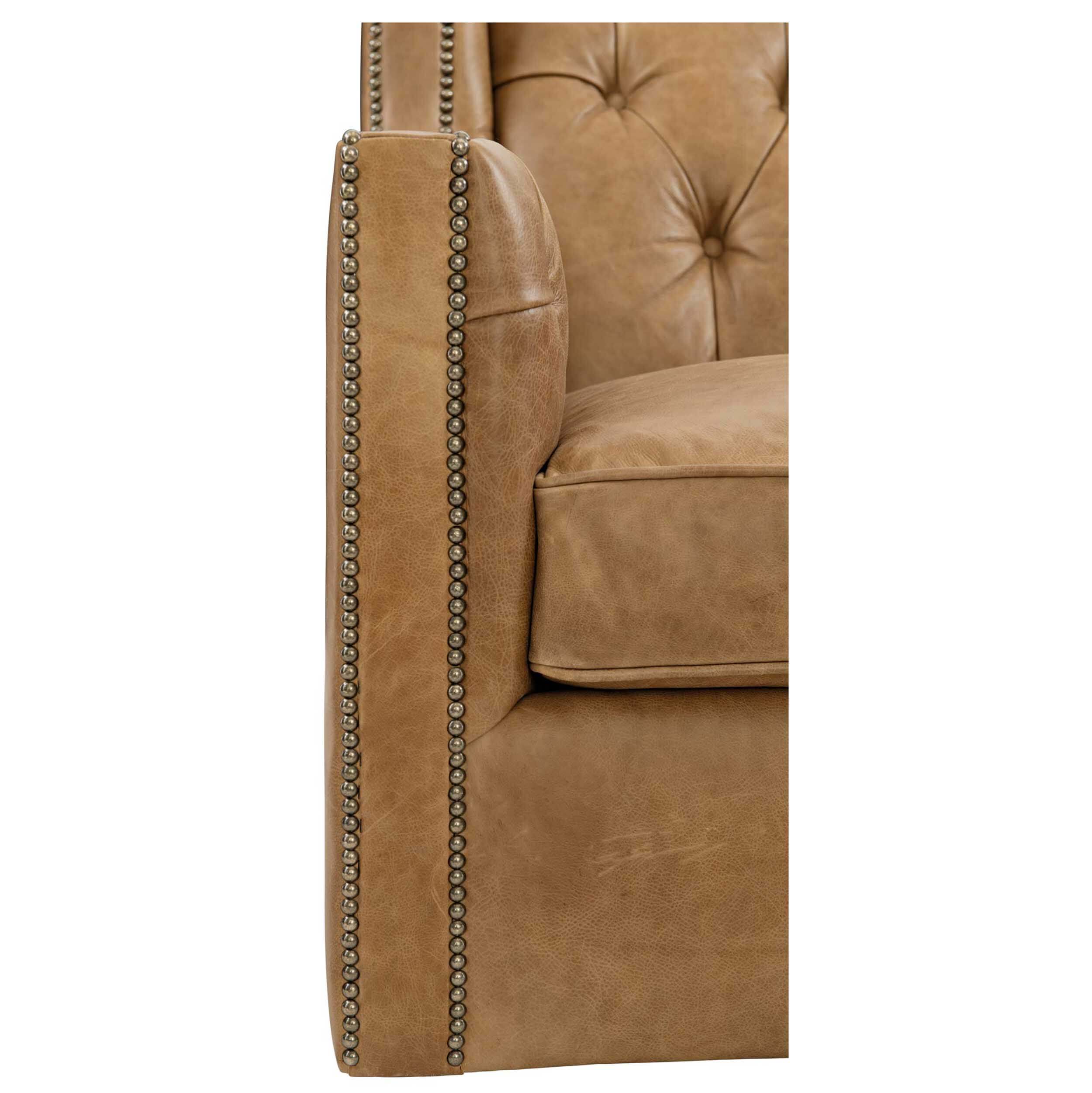Candace Leather Swivel Chair, 333-020 - Image 3