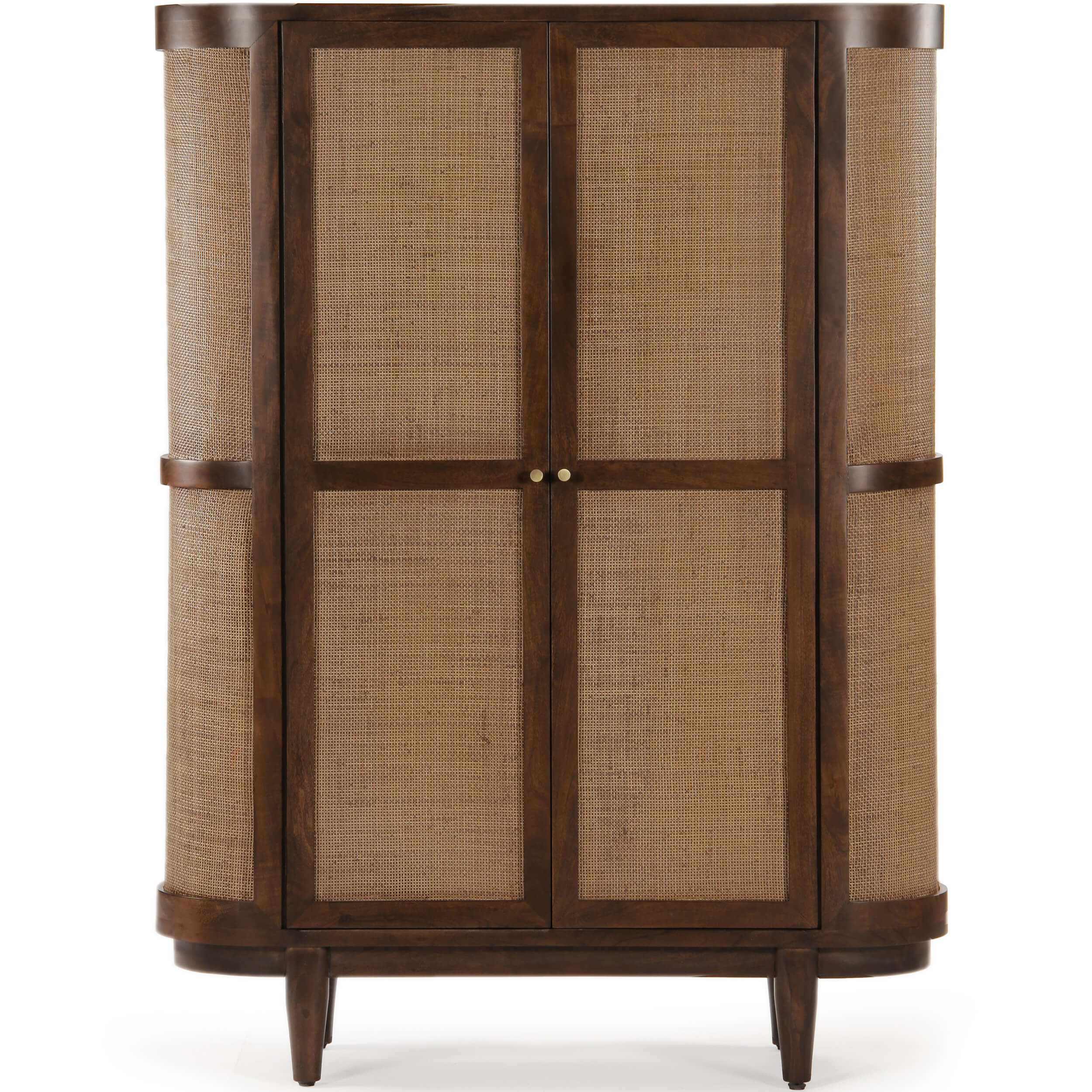 Canggu Cane Cabinet, Porto Dark - Image 2