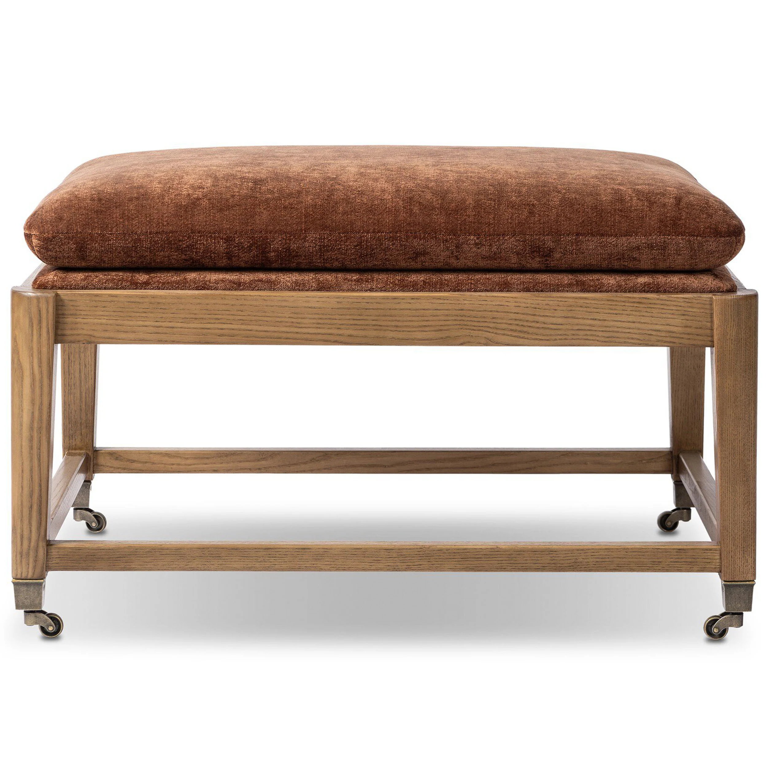 Eleanor Accent Stool, Altair Sienna by Amber Lewis x Four Hands - Image 2