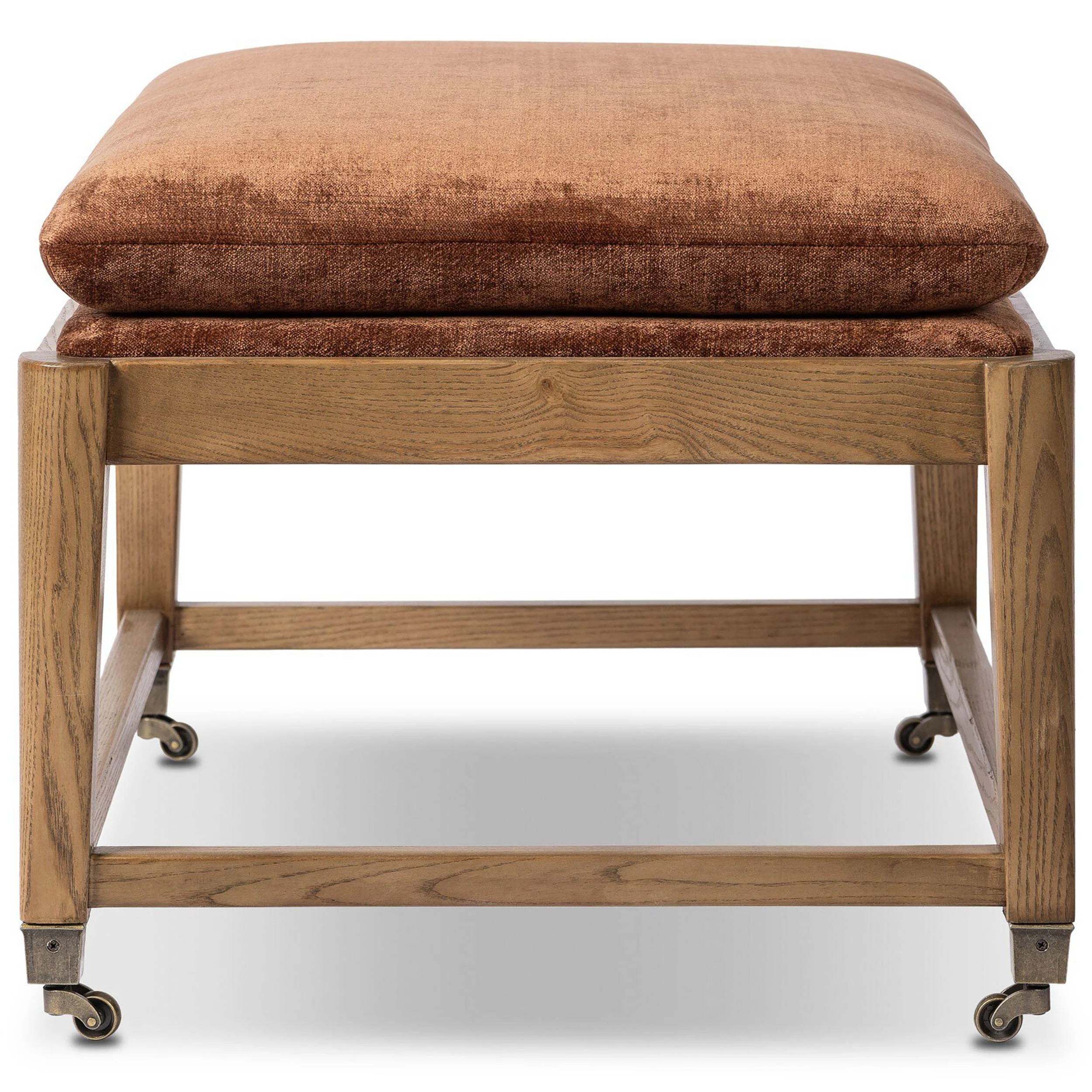 Eleanor Accent Stool, Altair Sienna by Amber Lewis x Four Hands - Image 3