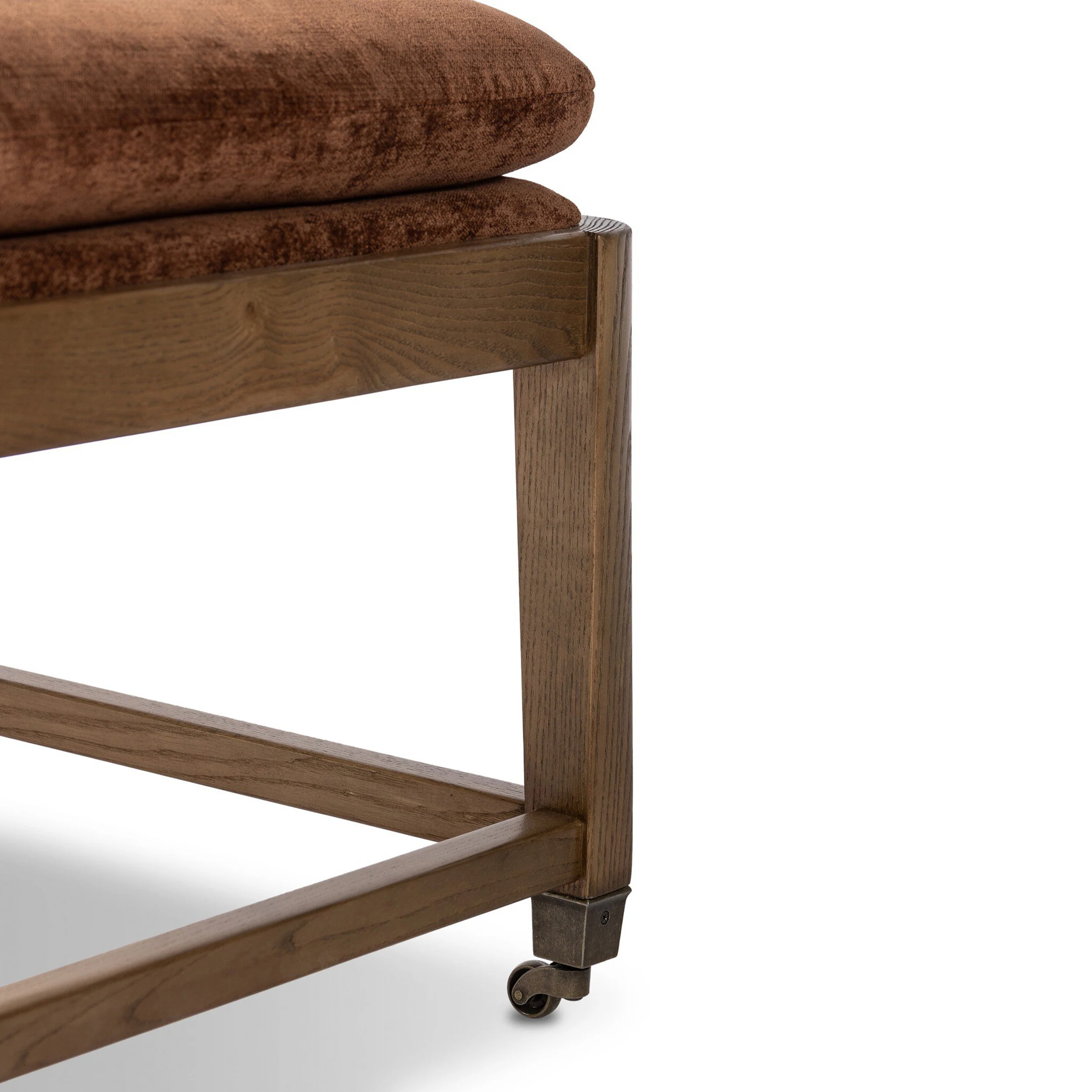 Eleanor Accent Stool, Altair Sienna by Amber Lewis x Four Hands - Image 4